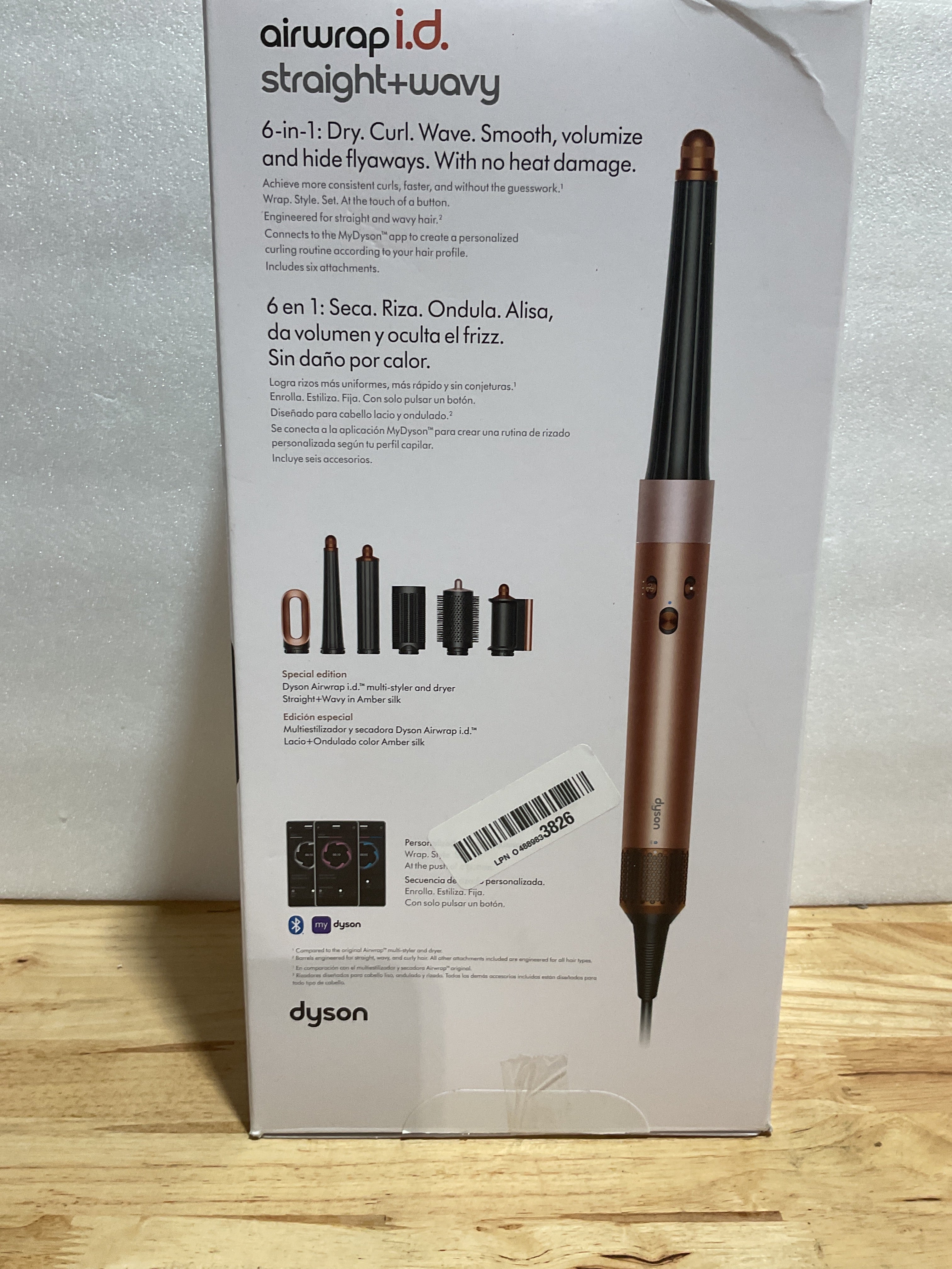 Dyson Airwrap i.d. Multi-Styler 6 en 1 con Bluetooth — Estilizador Inteligente Sin Daño Térmico