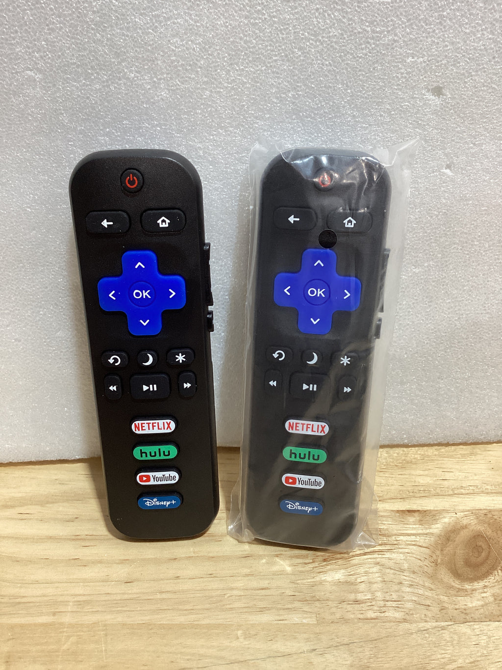 Control remoto de repuesto Acoyer (paquete de 2) solo para televisores Roku, compatible con televisores inteligentes TCL Roku/Hisense Roku/Onn Roku/Philips Roku (no compatible con Stick ni Box).