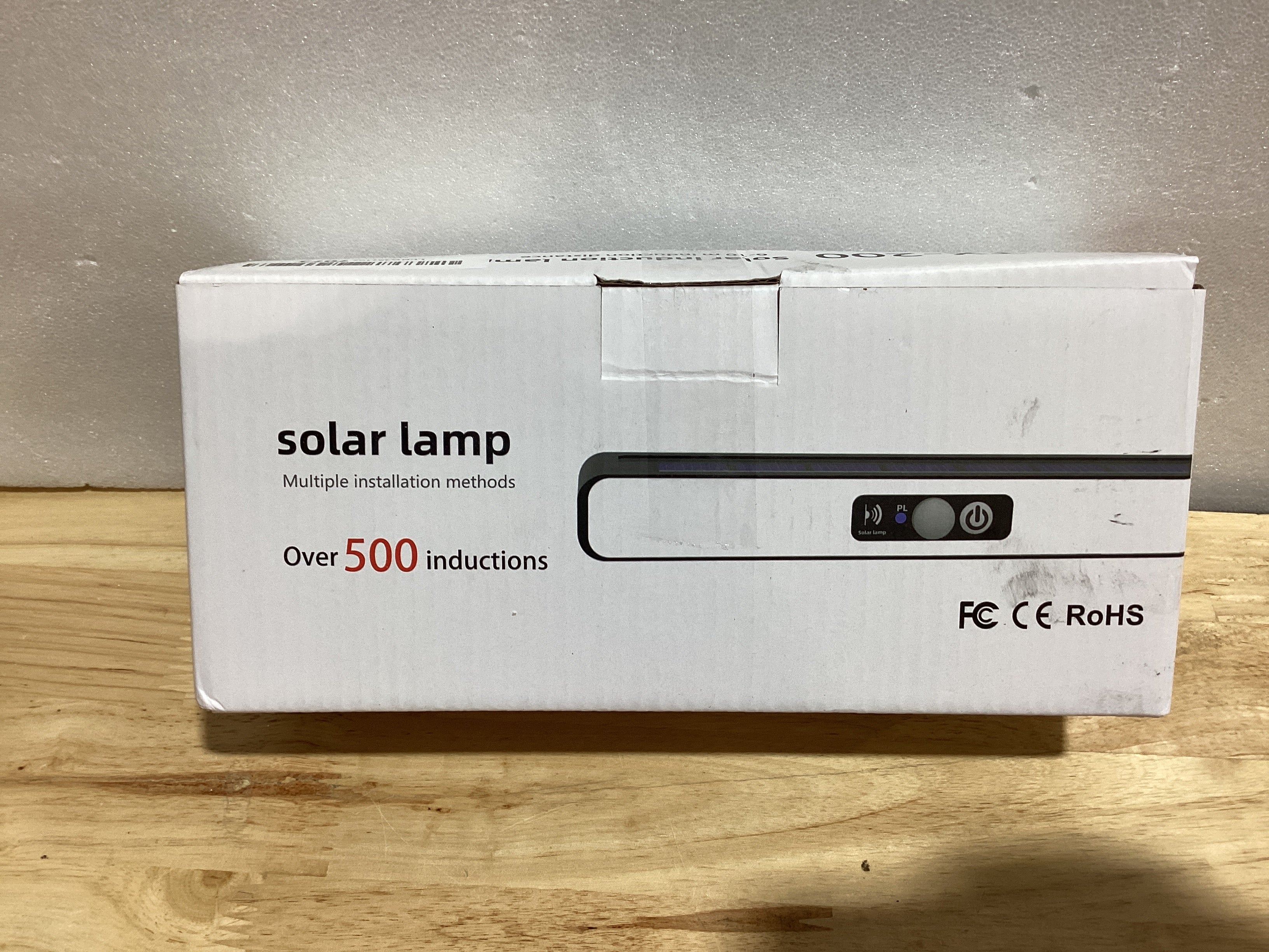 Lámparas Solares con Sensor de Movimiento Sunlight Encounter — Pack 2, 36 LEDs, Clip, Impermeables (Negro)