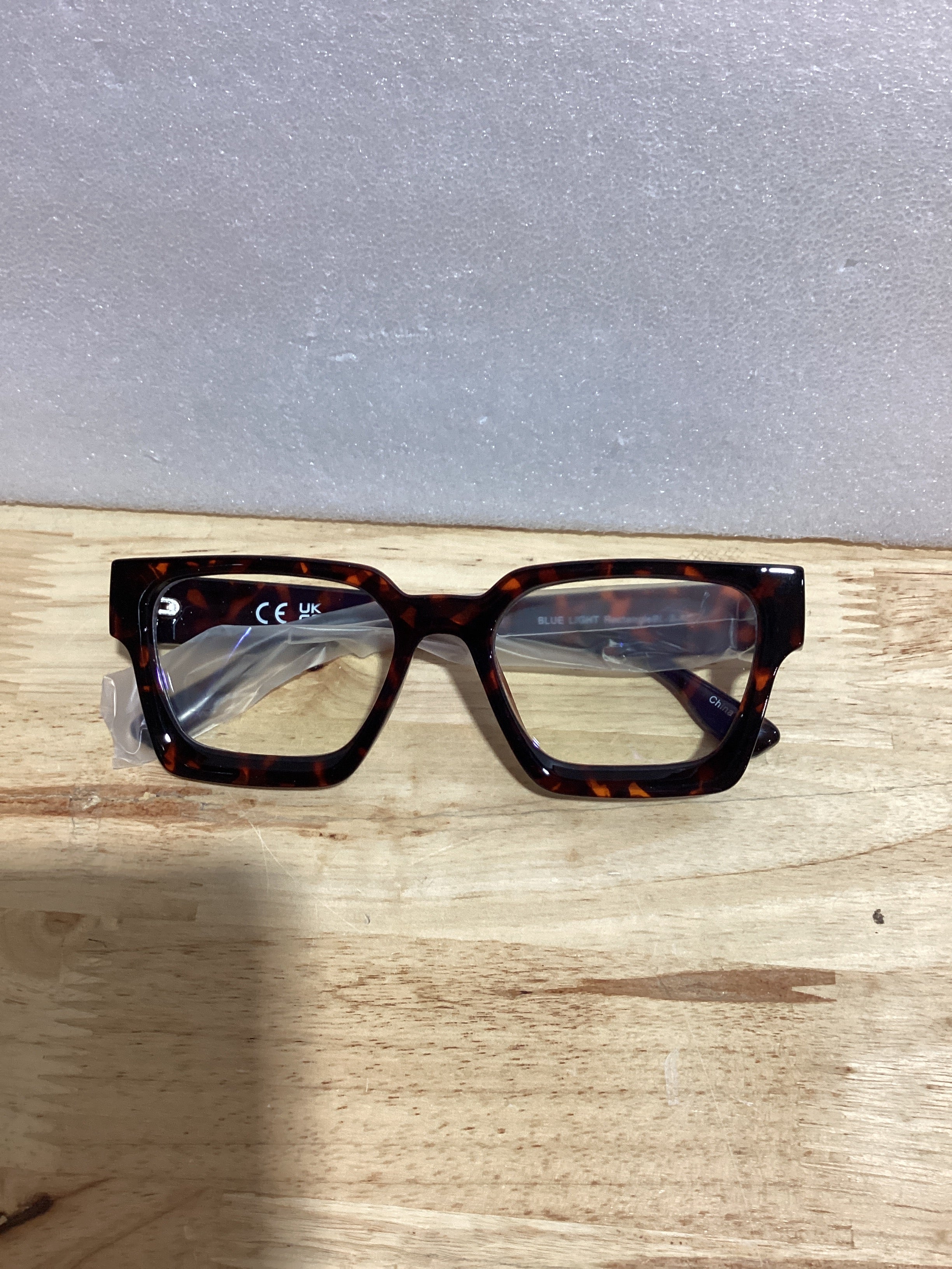 Montura de gafas extragrandes Livho para mujer y hombre - Gafas rectangulares de moda para ordenador, montura elegante y preppy