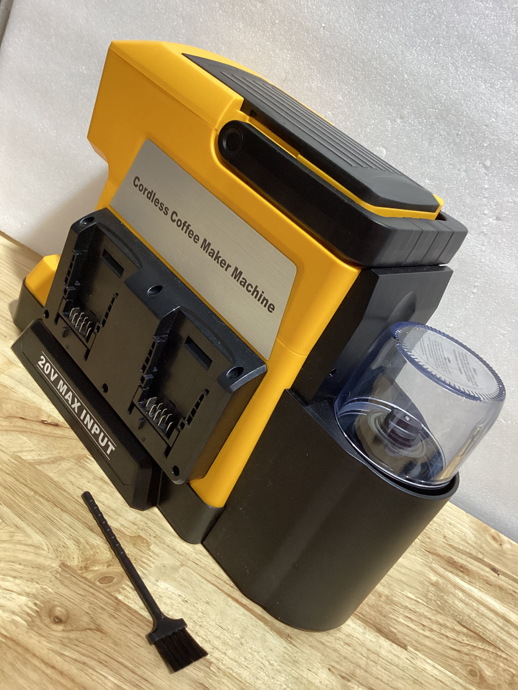 ⚠️ NO INCLUYE BATERÍA (SE ADQUIERE POR SEPARADO) — Cafetera Portátil Inalámbrica Taingwei — Compatible Batería DeWalt 20V, Molinillo Eléctrico, Camping y Viajes