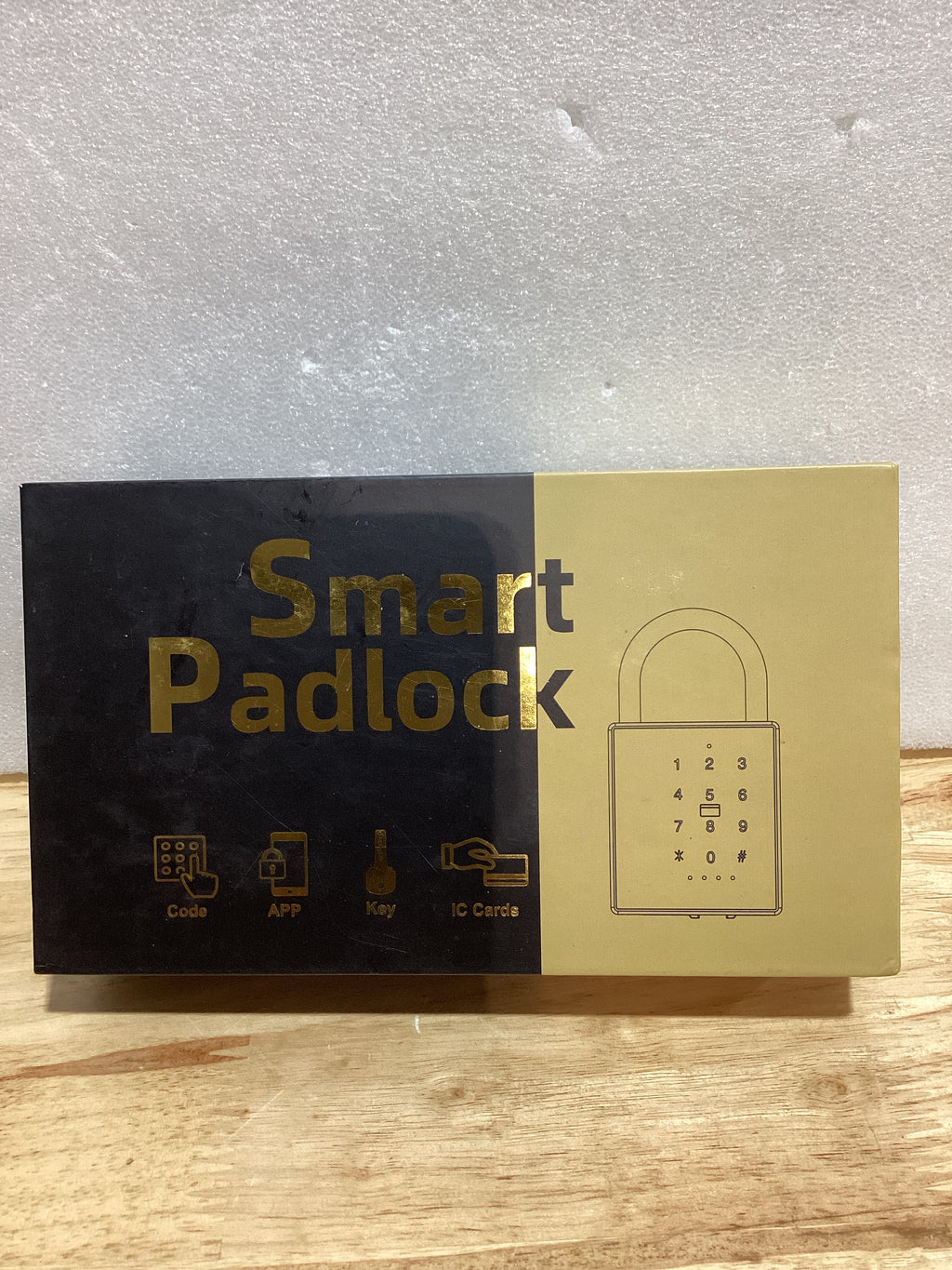 Dhiedas Candado Inteligente con Llave — RFID, Código, Bluetooth APP, Impermeable para Exterior, Resistente