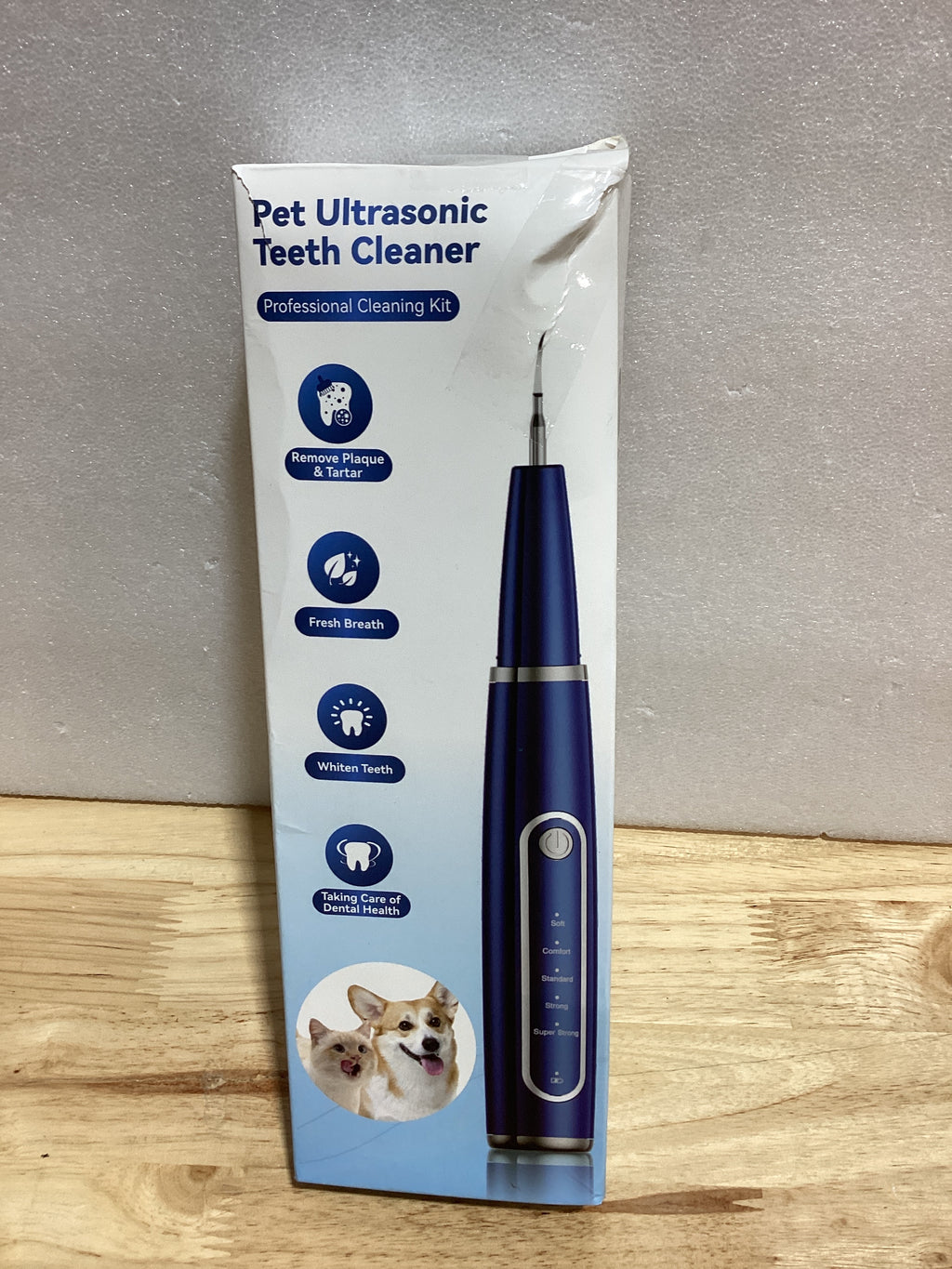 Limpiador Ultrasónico de Dientes para Mascotas Ni-SHEN – Elimina Sarro y Placa en Perros y Gatos