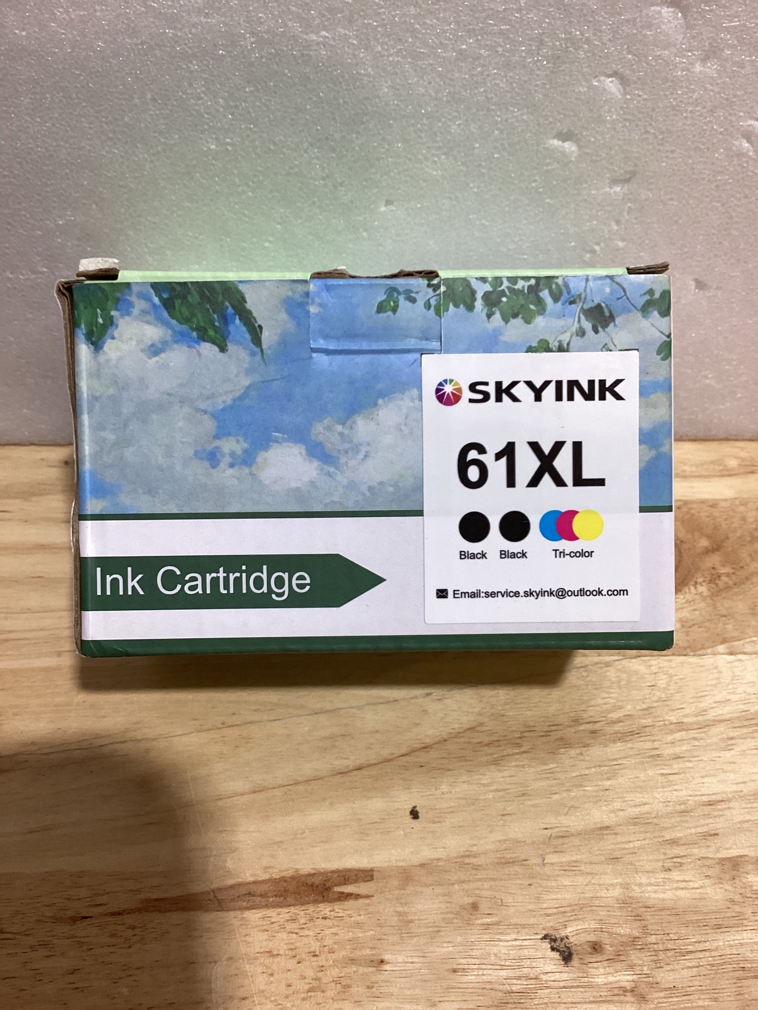 SKYINK Cartucho de Tinta 61XL | Compatible con Impresoras HP, Negro y Color