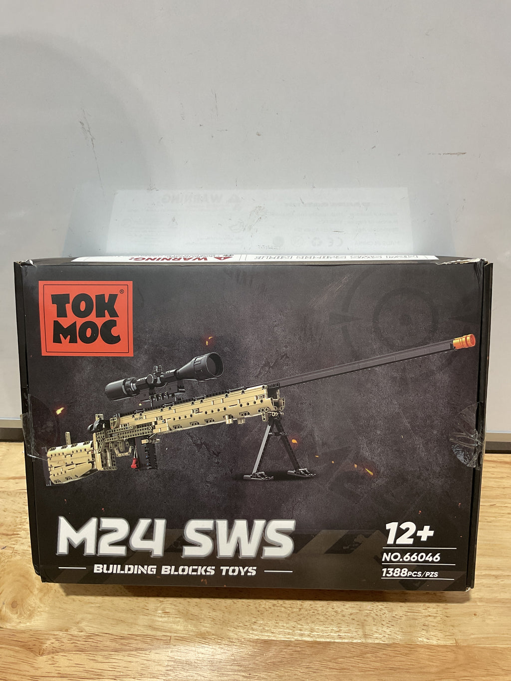 YWFSFZ Modelo de Rifle M24 en Bloques de Construcción 1388 Pcs | Escala 1:1