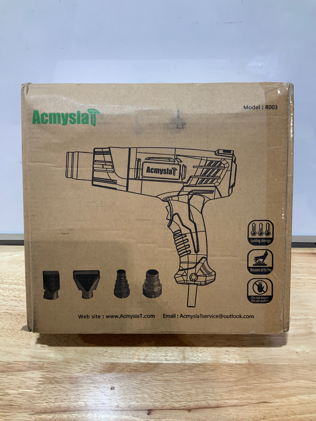Pistola de calor, kit de pistola de aire caliente de alta resistencia, doble configuración de temperatura 700 °F ~ 1250 °F (300 ℃-500 ℃), protección contra sobrecarga con 4 boquillas para manualidades