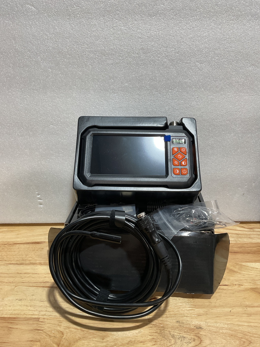 Cámara Endoscopio Boroscopio HD 4.3" – IP67, 8 LEDs, Cable Semirrígido 5 m