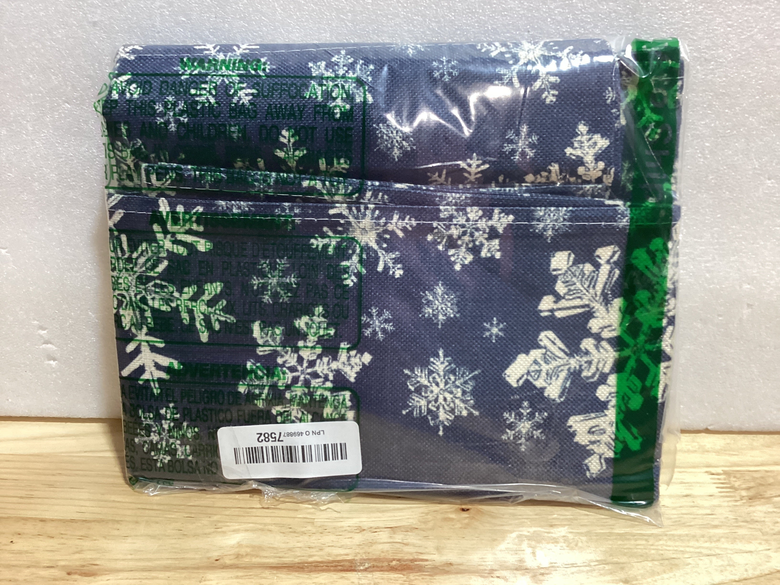 Camino de mesa de Navidad, camino de mesa de invierno, azul marino, camino de Navidad para mesa, copos de nieve, camino de Navidad, decoración de mesa de temporada de invierno, día festivo