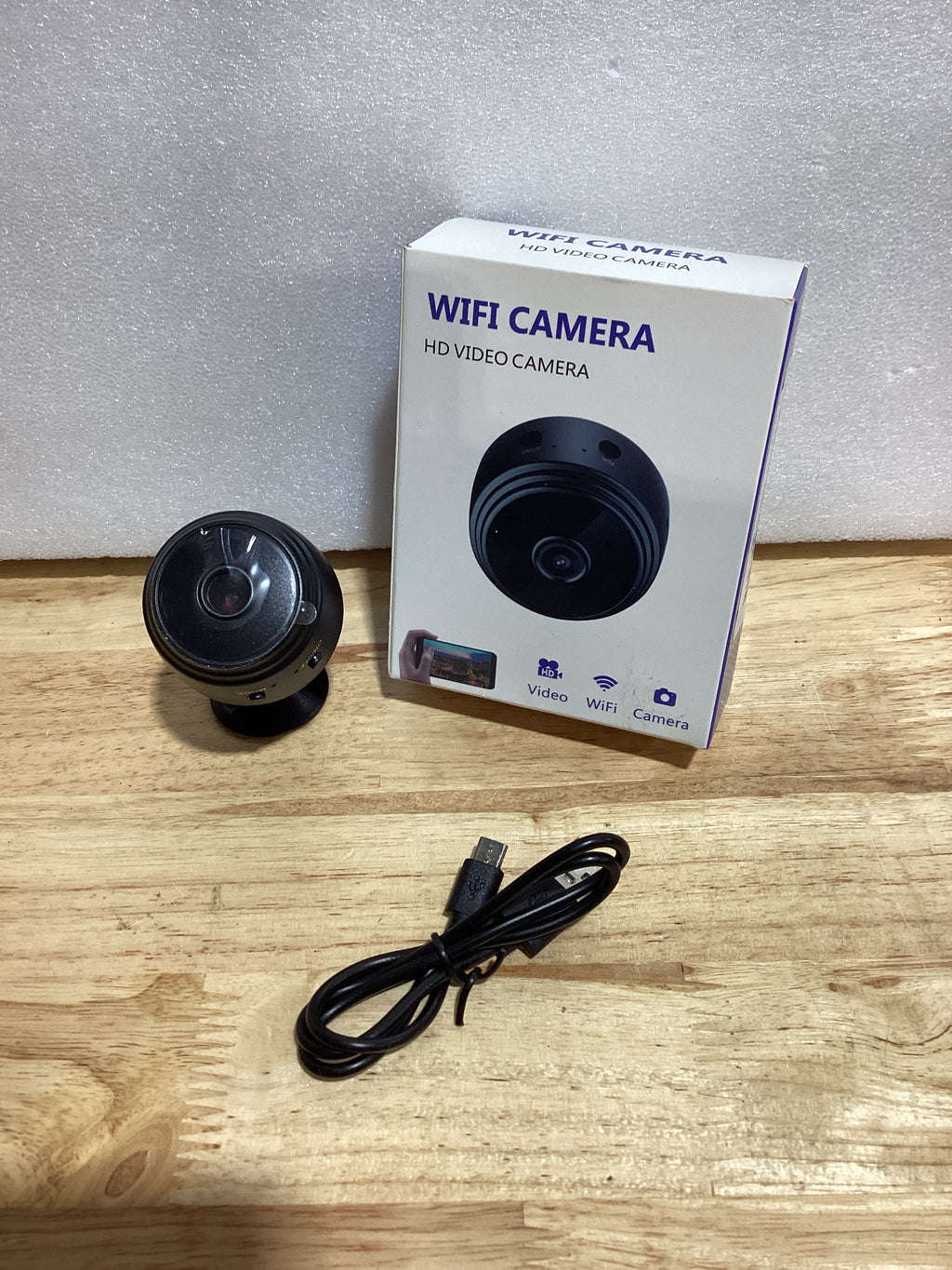 Mini Cámara Oculta 4K Inalámbrica – Audio y Video, Visión Nocturna, Detección de Movimiento, Interior y Exterior
