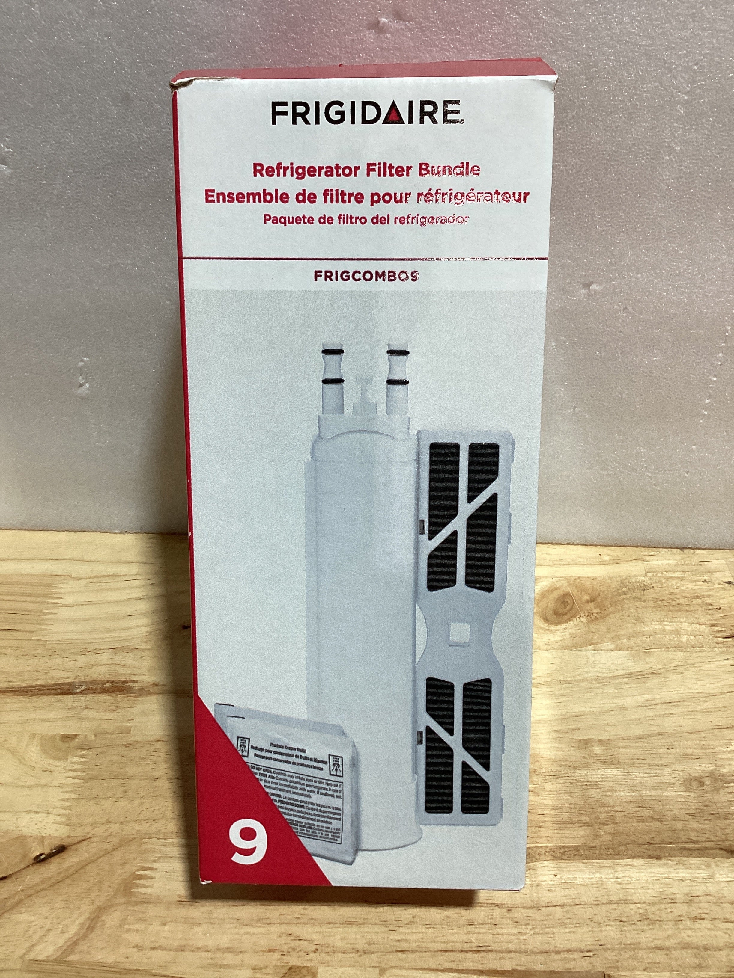 Frigidaire – Combo Filtro de Agua PurePour PWF-1 (FPPWFU01) + Filtro de Aire PureAir RAF-2 (FRGPAAF2) + Pastillas PK-1 (FRPAPKRF)