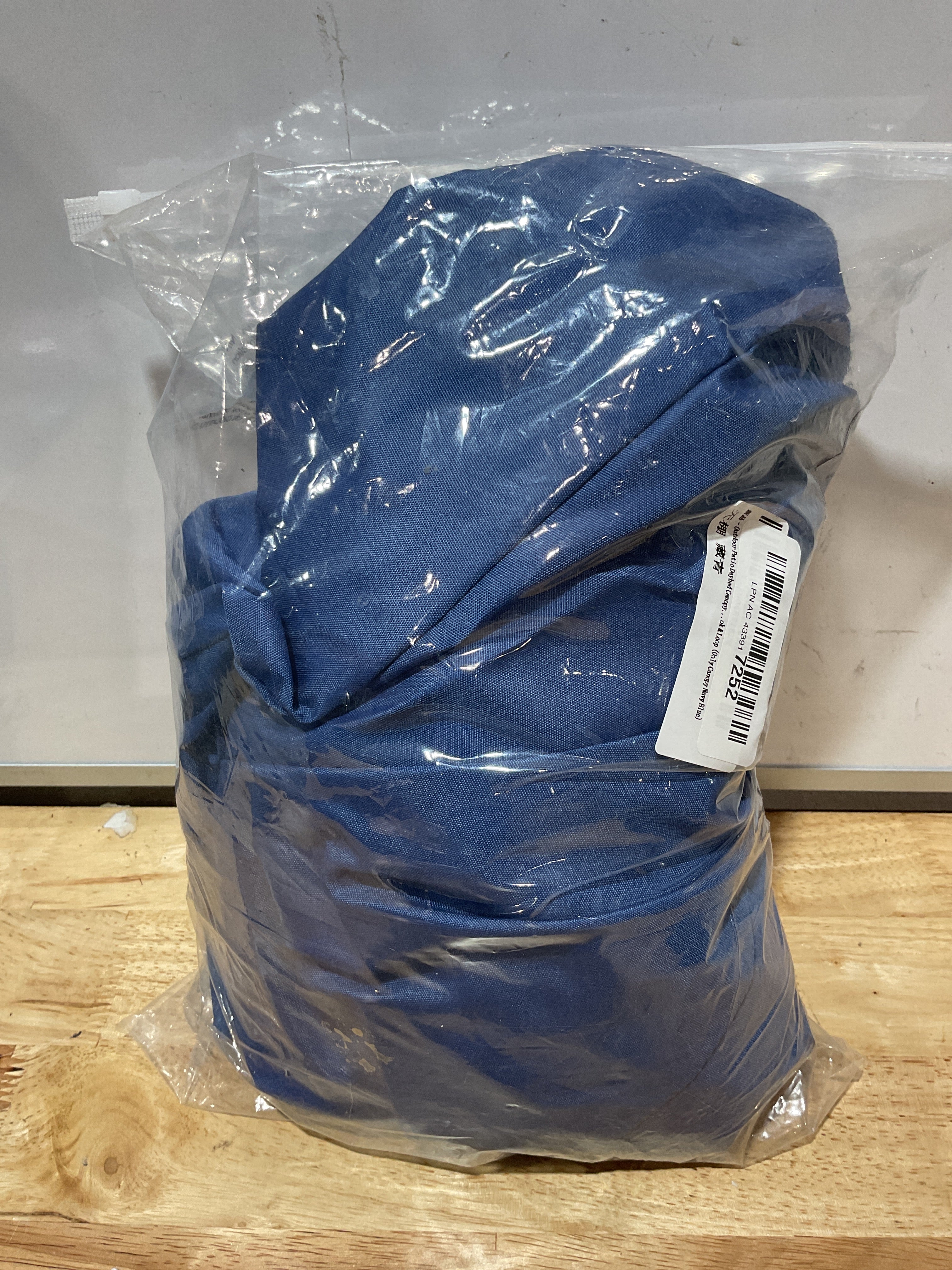 Toldo de Repuesto para Sofá Cama de Exterior – Tela de Poliéster Resistente (Azul Marino)