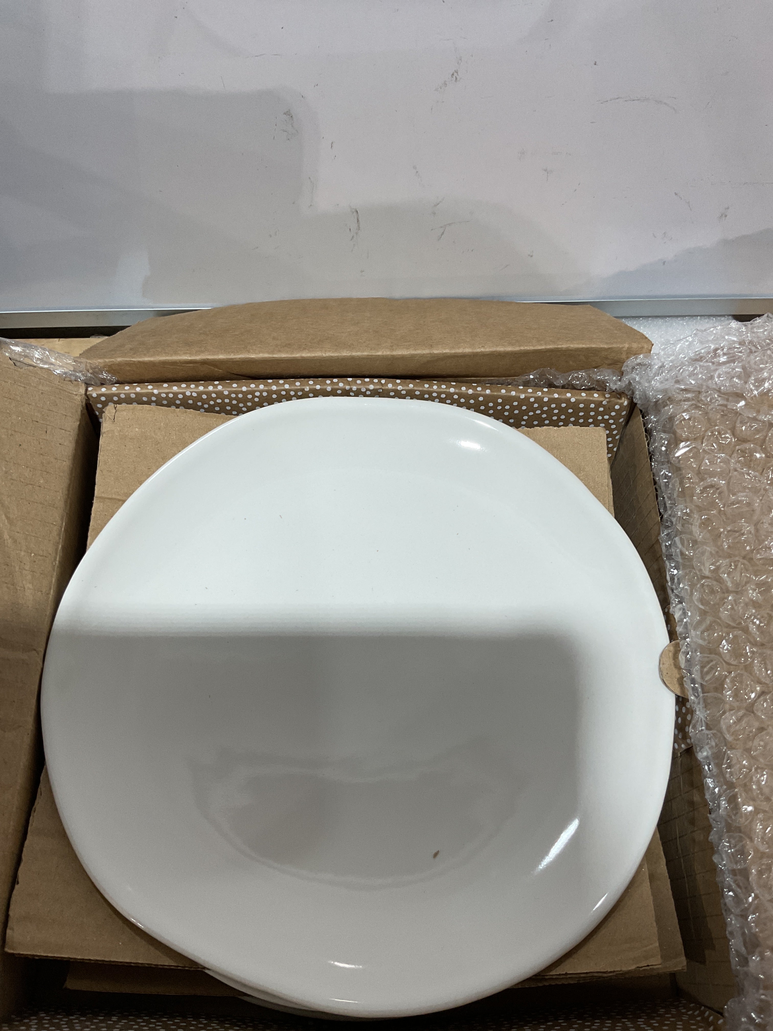 Set de 4 Platos de Ensalada Portmeirion Sophie Conran Arbor 8.5" – Stoneware Blanco Crema