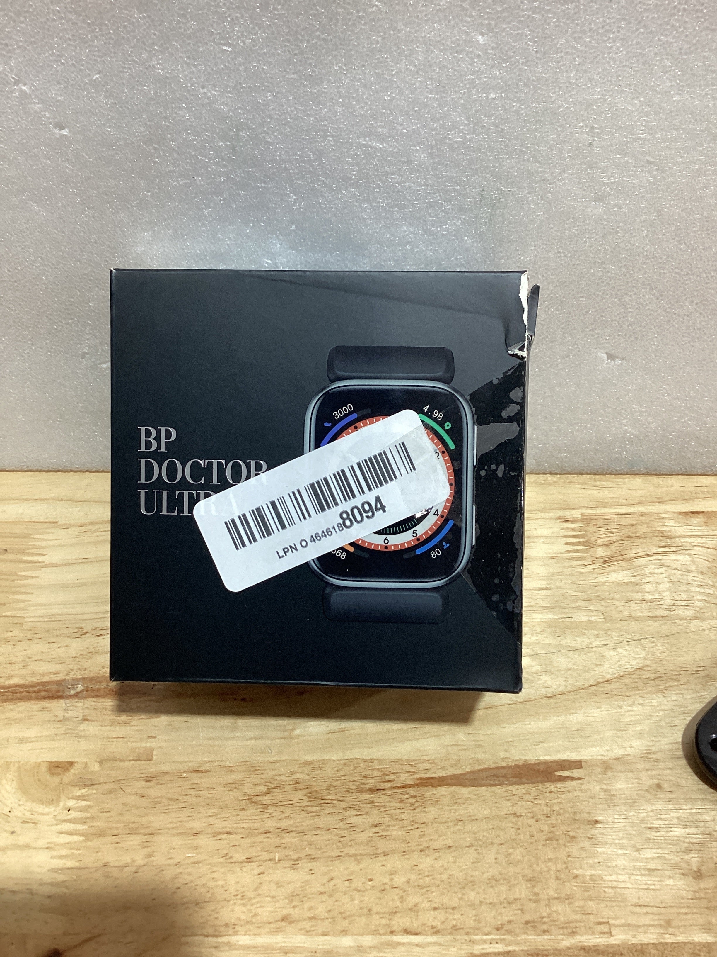 BP Doctor Smartwatch 1.95" con Manguito de Aire para Presión Arterial – Monitor de Sueño, Ritmo Cardíaco y Podómetro