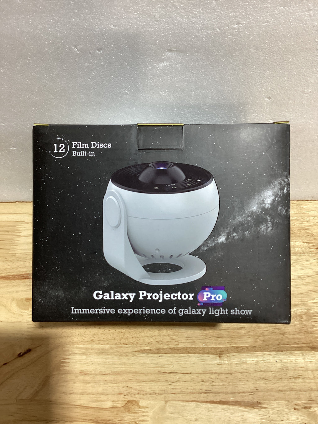 Proyector Galaxy para dormitorio versión Pro, proyector de estrella de disco de película mejorado para niños, proyector de planetario 12 en 1, imagen HD, perilla ajustable, rotación de 360°