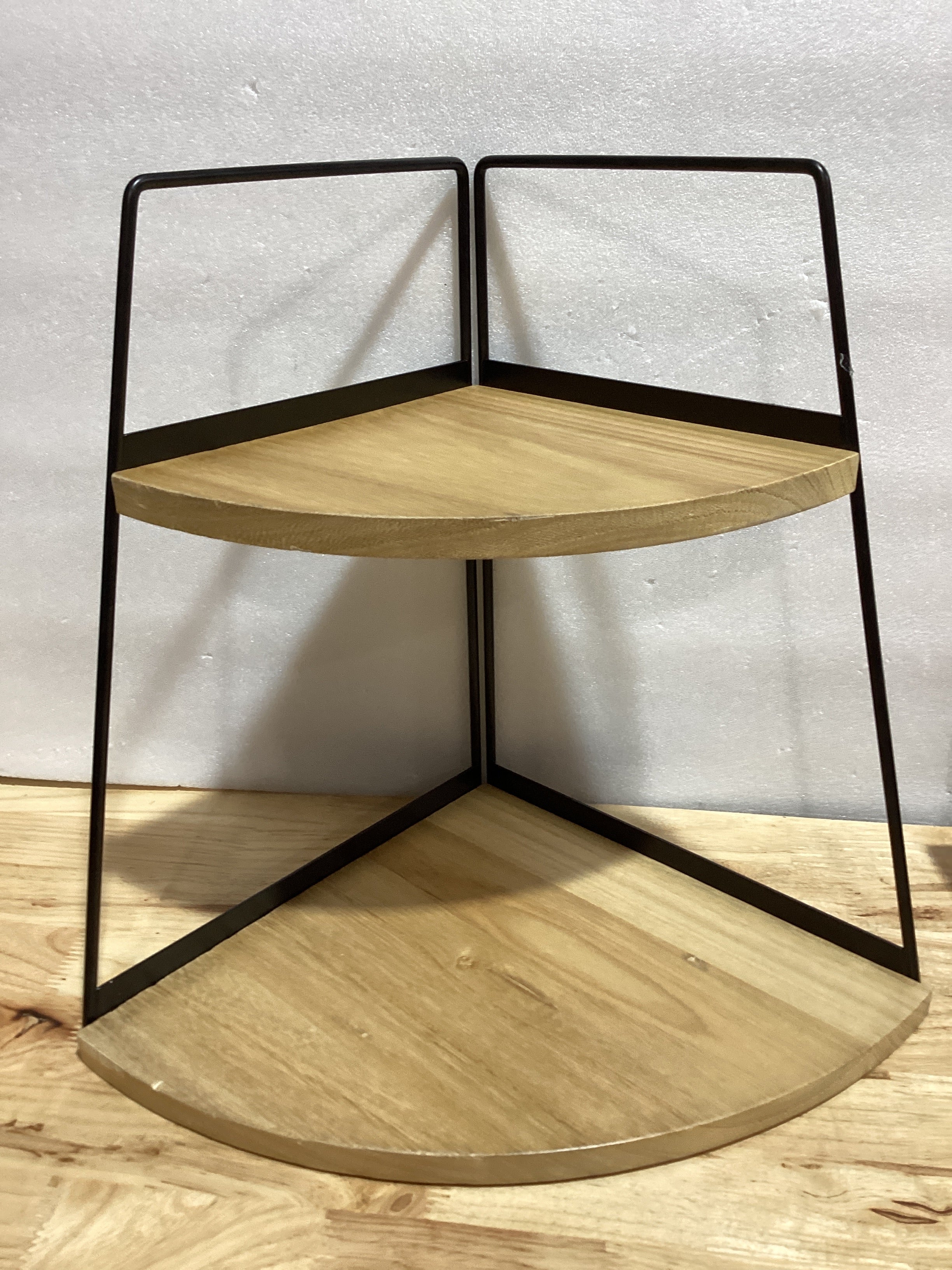Organizador de encimera de baño de 2 niveles, soporte para cosméticos, organizador de baño de madera, organizador de tocador, bandeja de encimera de baño, para baño, dormitorio (color de tronco)