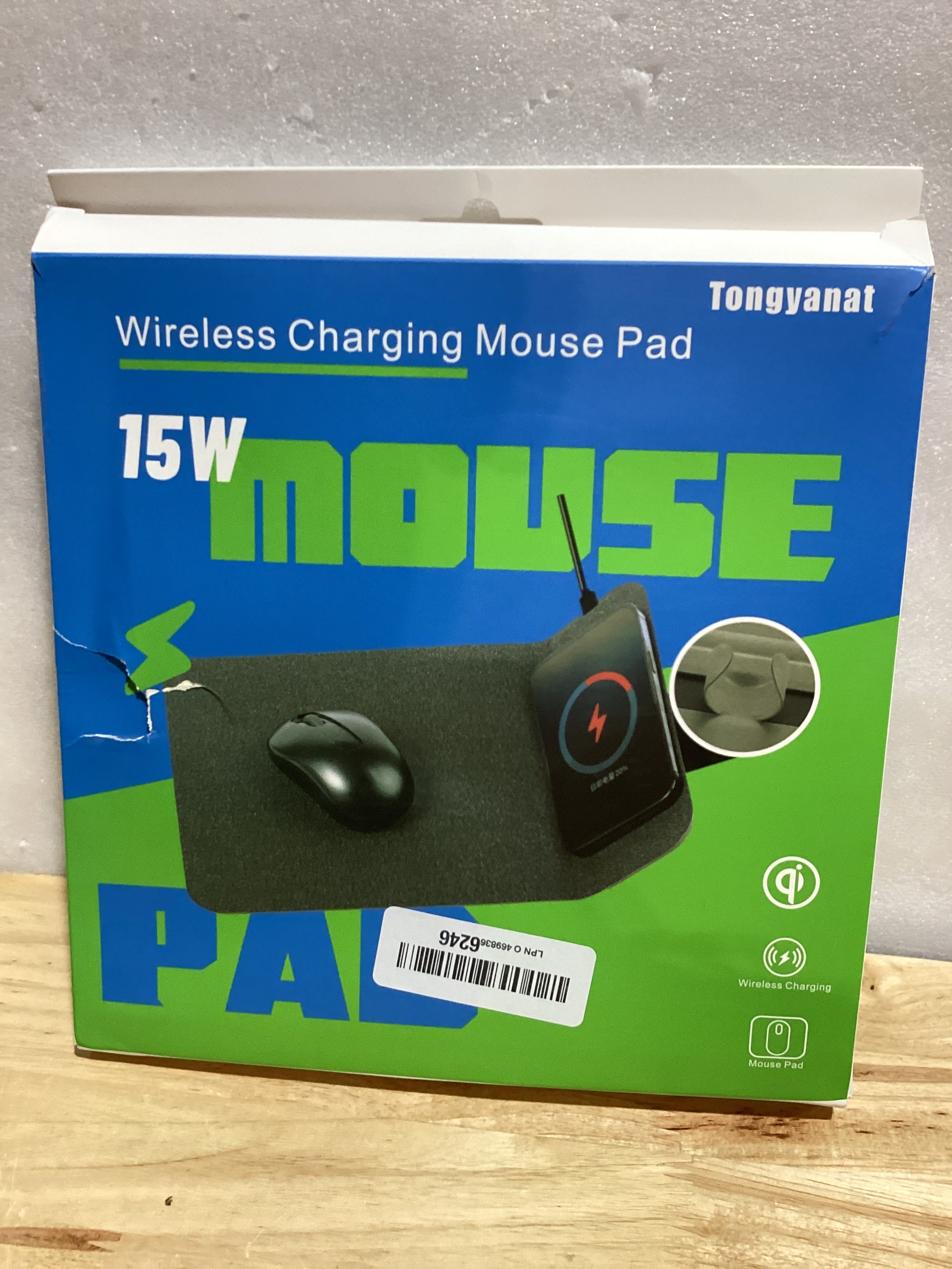 Alfombrilla de mouse grande para juegos de 15 W con tela microtejida superior, alfombrilla de mouse de escritorio extendida con bordes cosidos, base antideslizante, almohadilla de teclado resistente al agua para jugadores