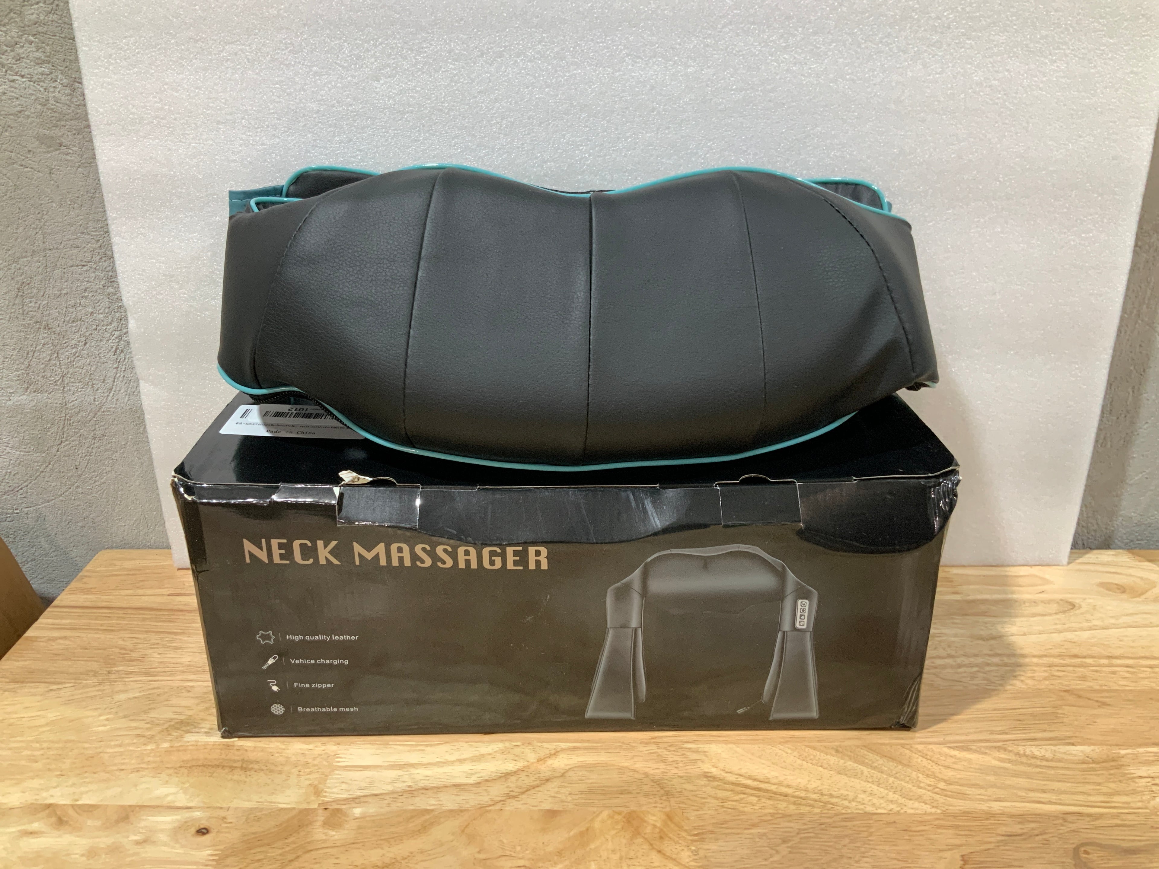 Masajeador de Cuello y Espalda AERLANG Shiatsu con Calor, 8 Cabezales Bidireccionales, 3 Velocidades, para Hogar, Oficina y Auto