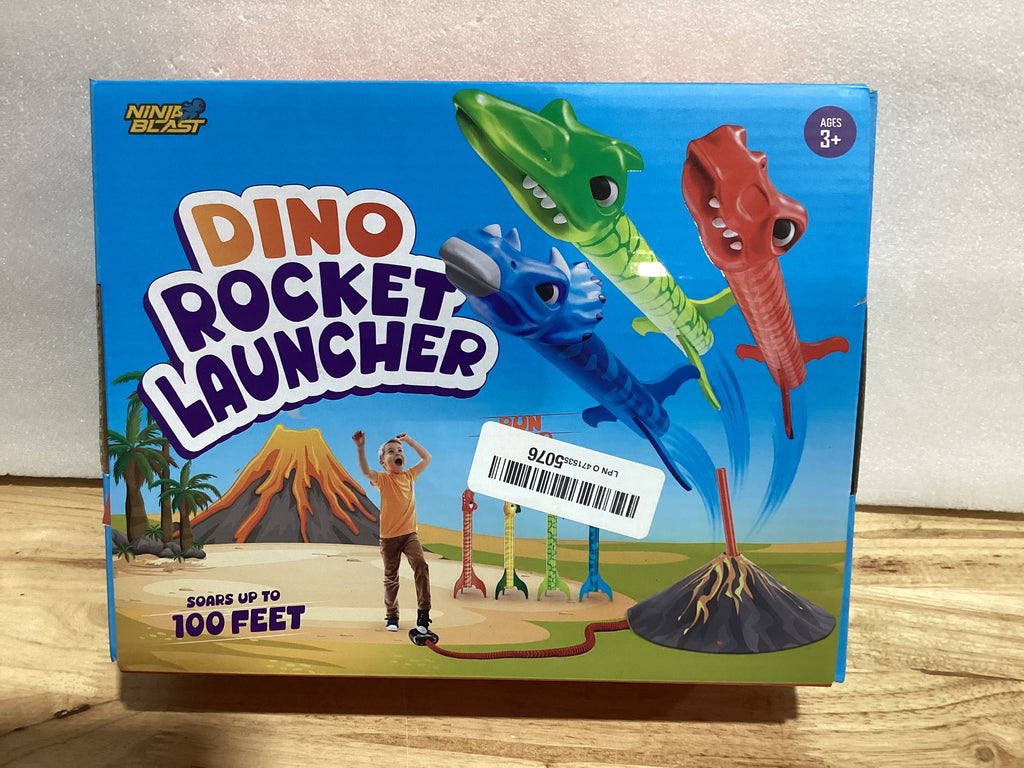 Ninja Blast Lanzacohetes de Juguete de Dinosaurio para Niños - Juguetes para Niños de 3-5, 5-7, 4-6 - Juguetes al Aire Libre para Niños de 4-8 Años - Regalo de Cumpleaños para Niño de 3 4 Años