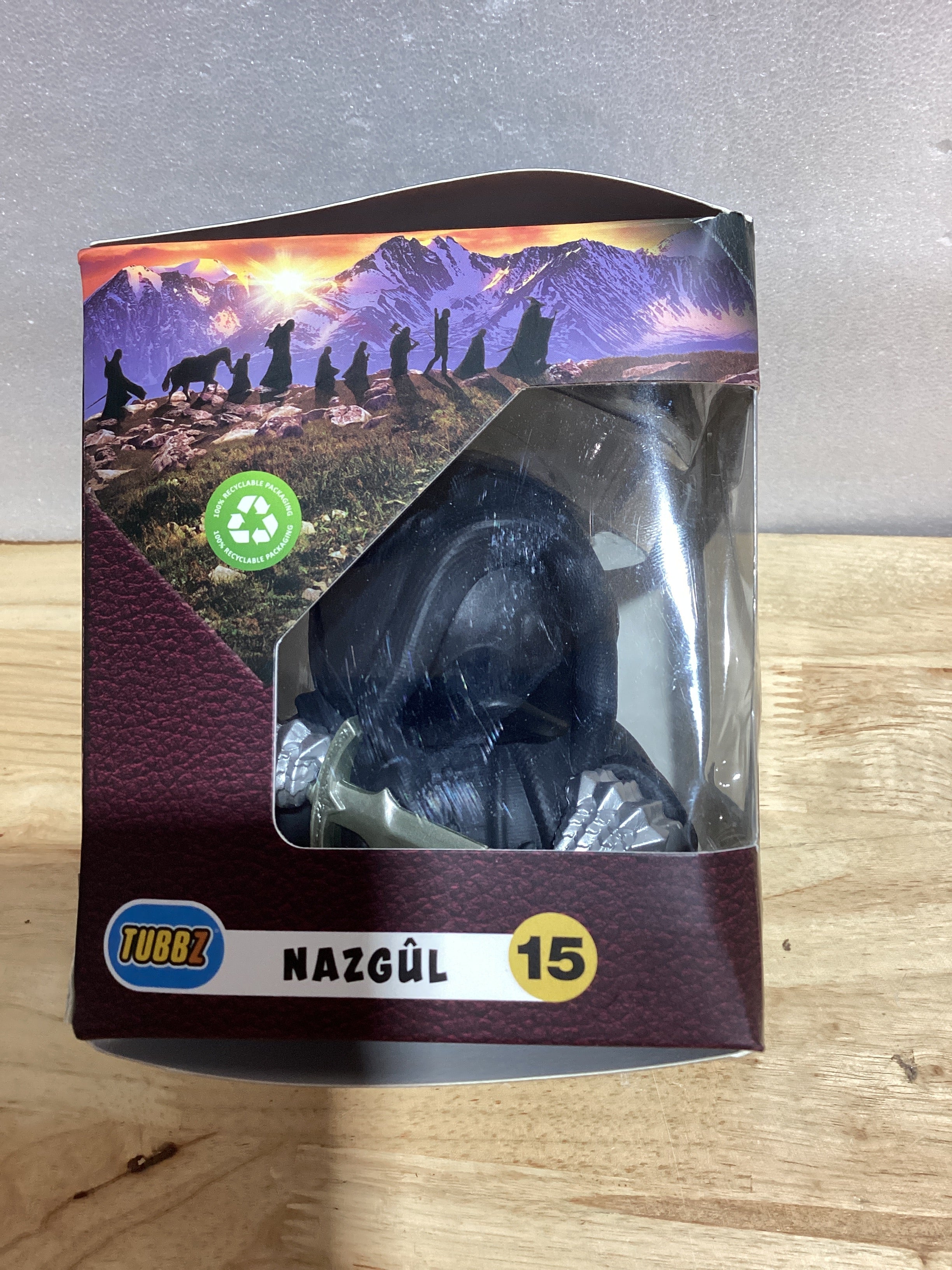 Figura coleccionable de vinilo de pato de goma Nazgûl Ringwraith de TUBBZ, edición en caja - Merchandising oficial de El Señor de los Anillos - Televisión, películas y videojuegos