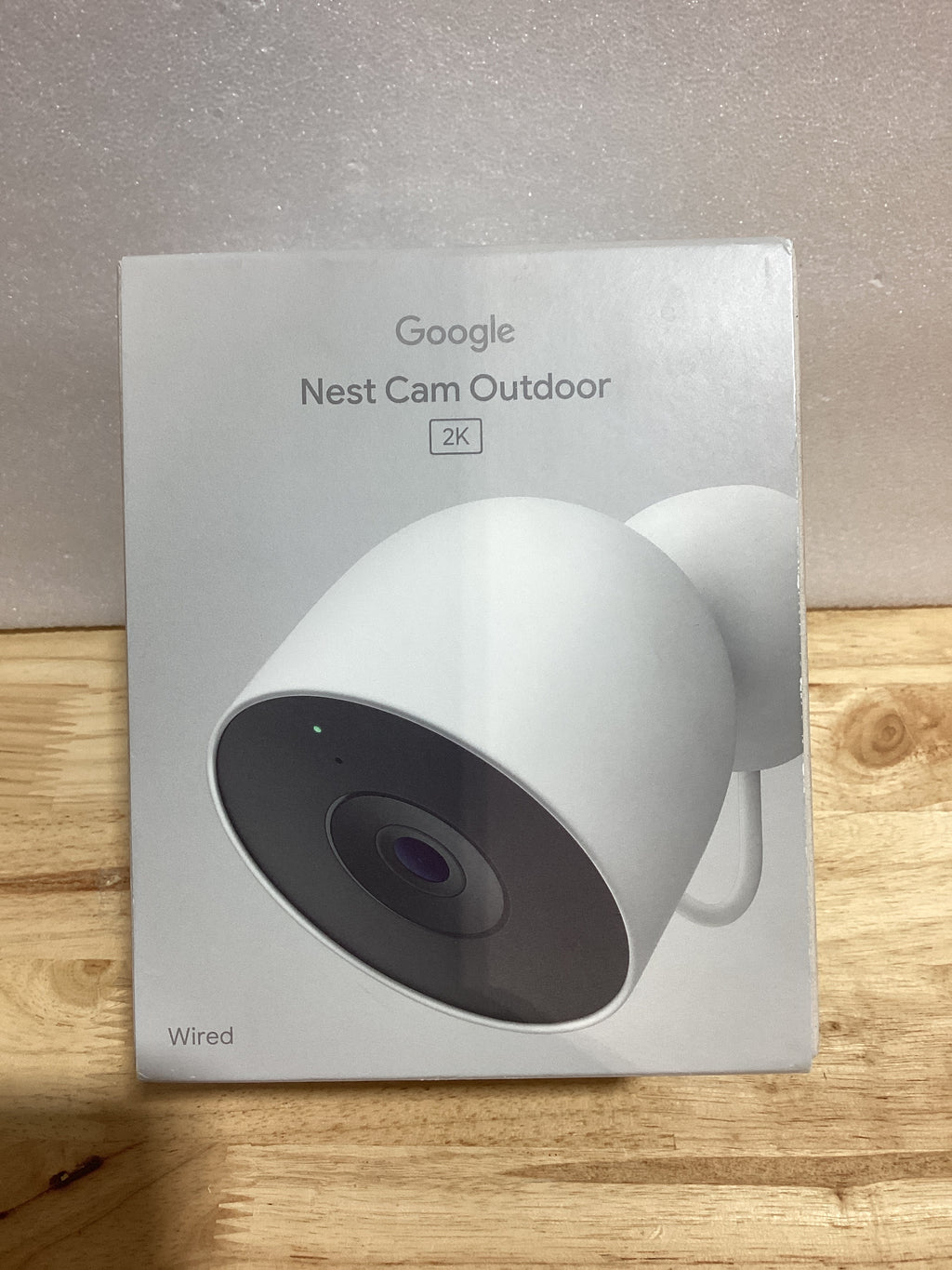Cámara de Seguridad Google Nest Cam Outdoor 2da Gen — 2K, Visión Nocturna, Audio Bidireccional, Gemini, Google Home, Modelo 2025