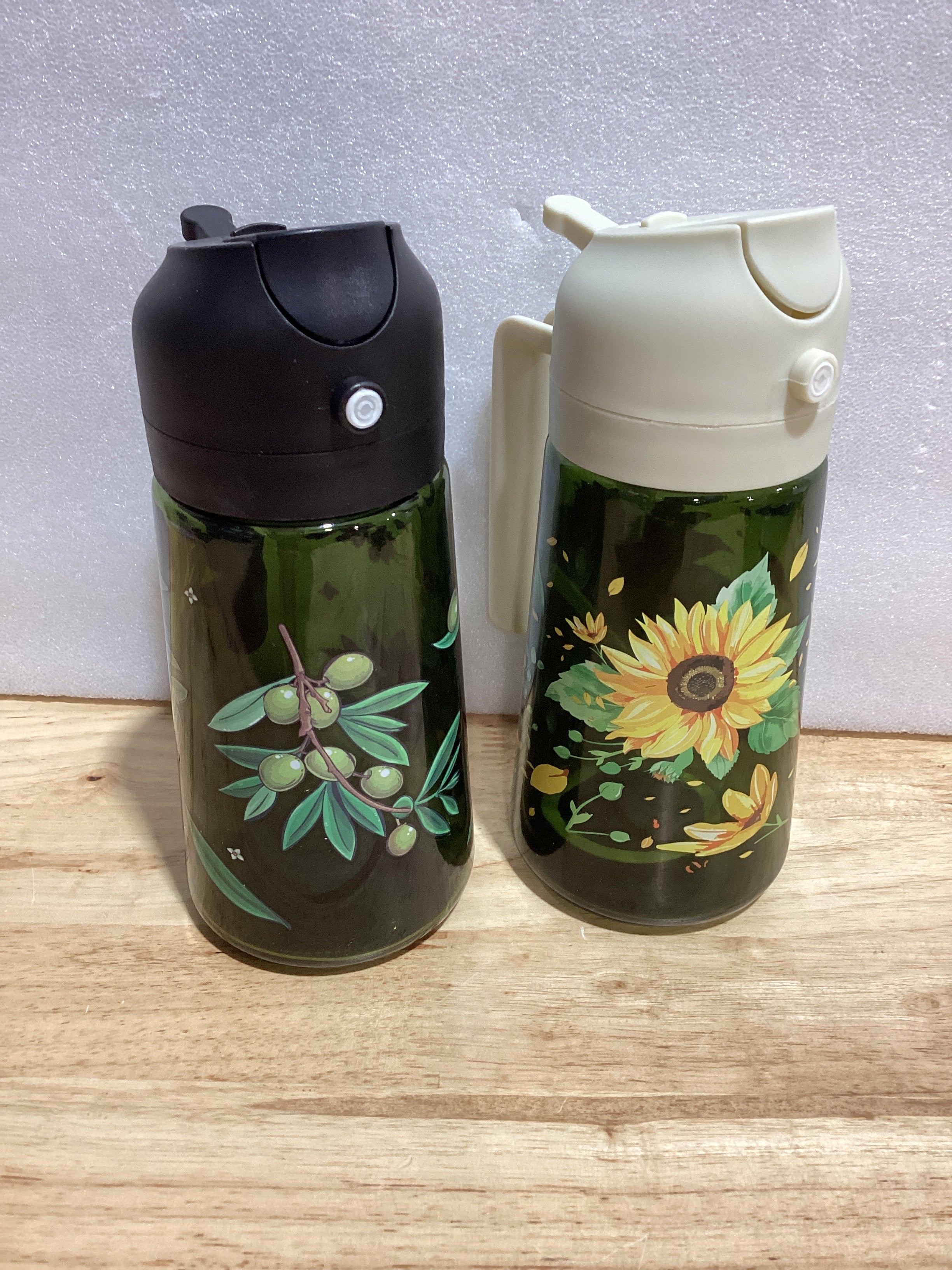 Pulverizador y Dispensador de Aceite de Vidrio SNOW JAY — 2 en 1 para Cocina y Barbacoa