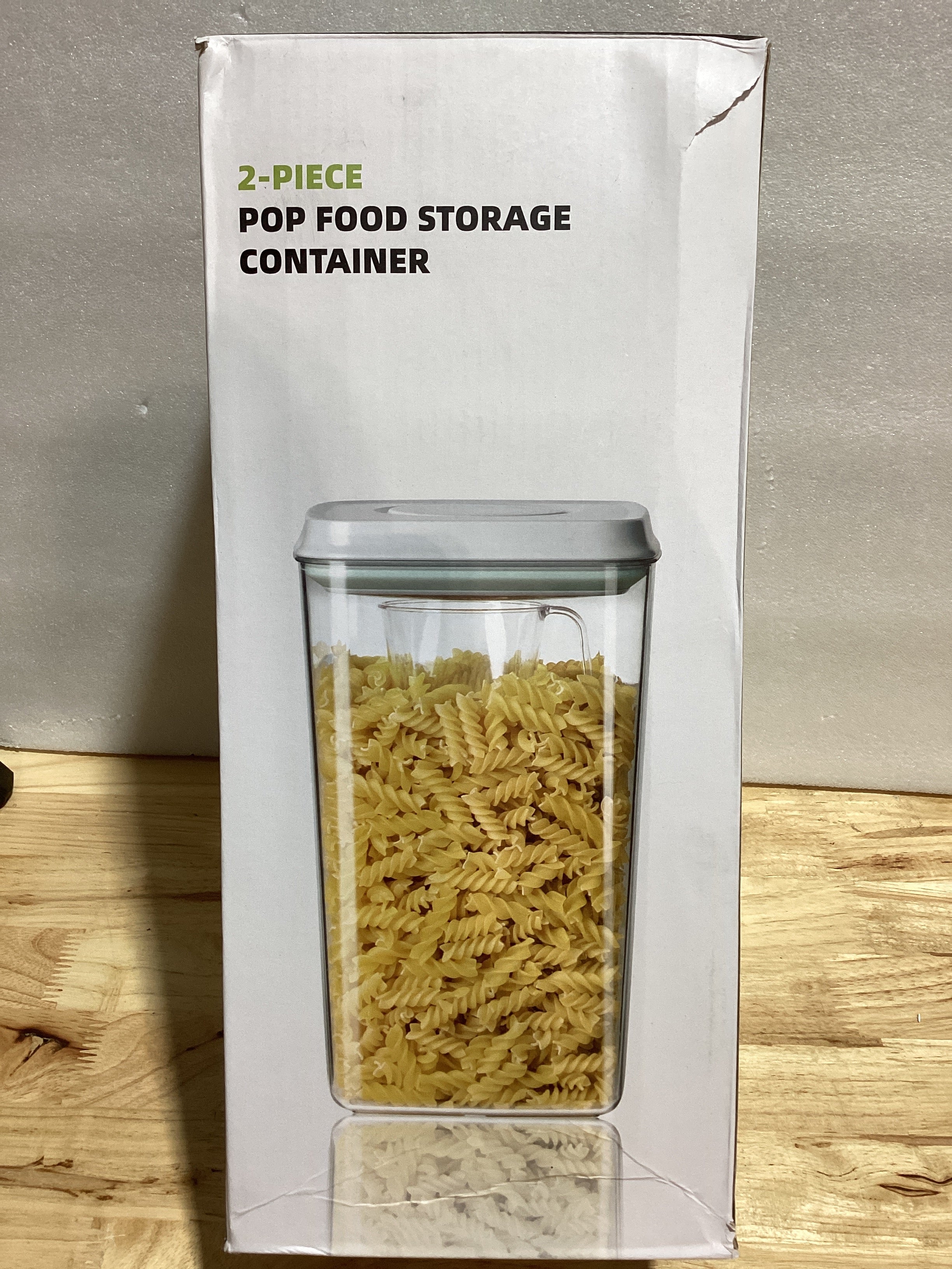 Contenedores Herméticos Ankou | Pack 2 x 4L | Tapa Pop | Sin BPA | Apilables | Organizador de Despensa | ⚠️ Sin Cuchara Medidora