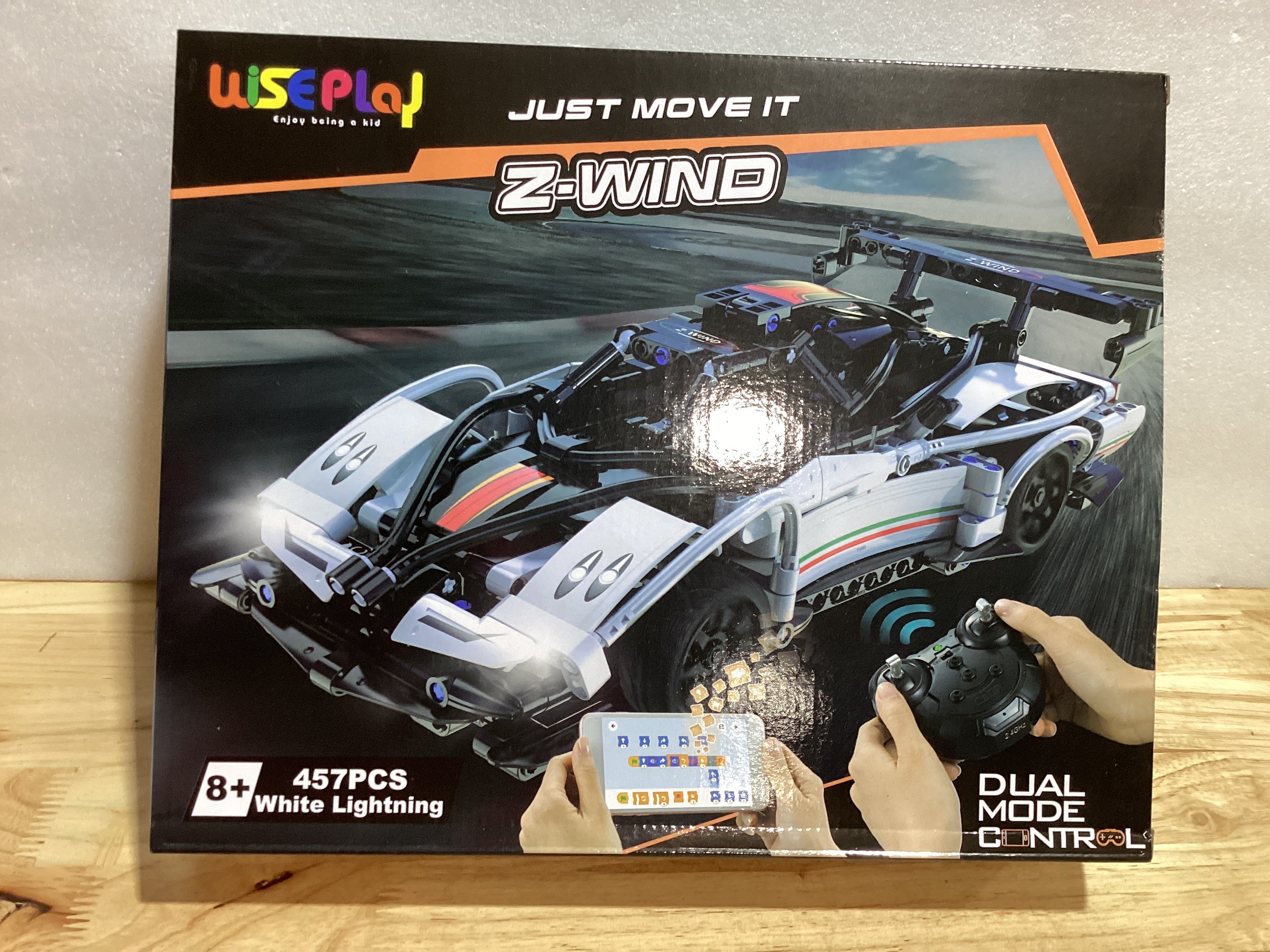 Set de Construcción Coche RC Technic Z-Wind – 457 Piezas, Control 2.4G/APP, Escala 1:16
