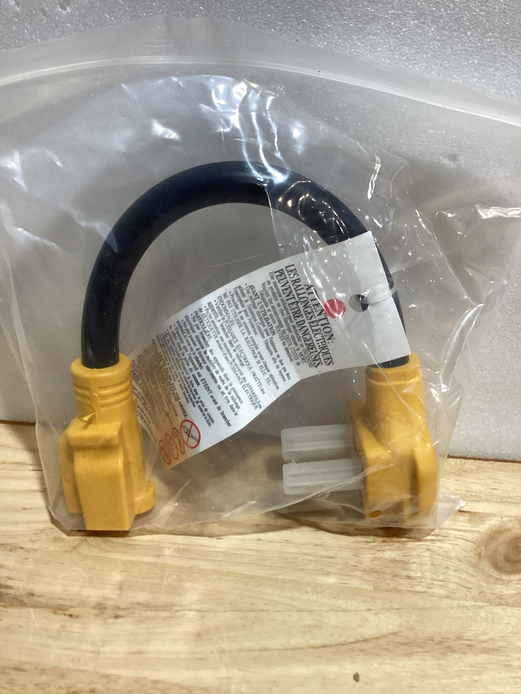 Adaptador EV Tellegloww 6-30P a 6-20/15R — Cable 240V 30A NEMA para Cargador EV, Soldador y Calefactor, 12 AWG 1FT