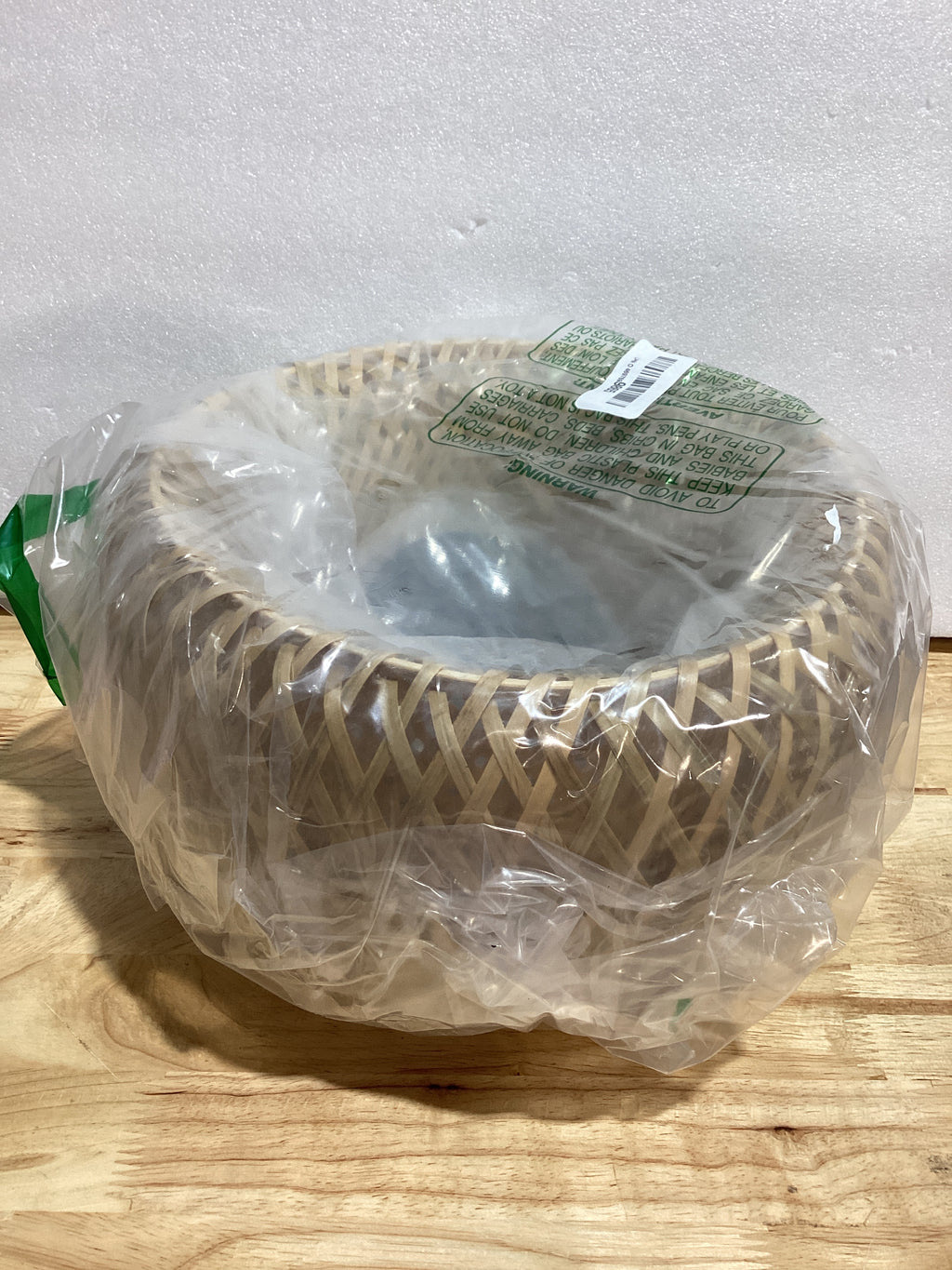 Lámpara Colgante de Bambú Boho Qnuioea | Tejida a Mano | 1 Luz | Dormitorio, Cocina y Sala