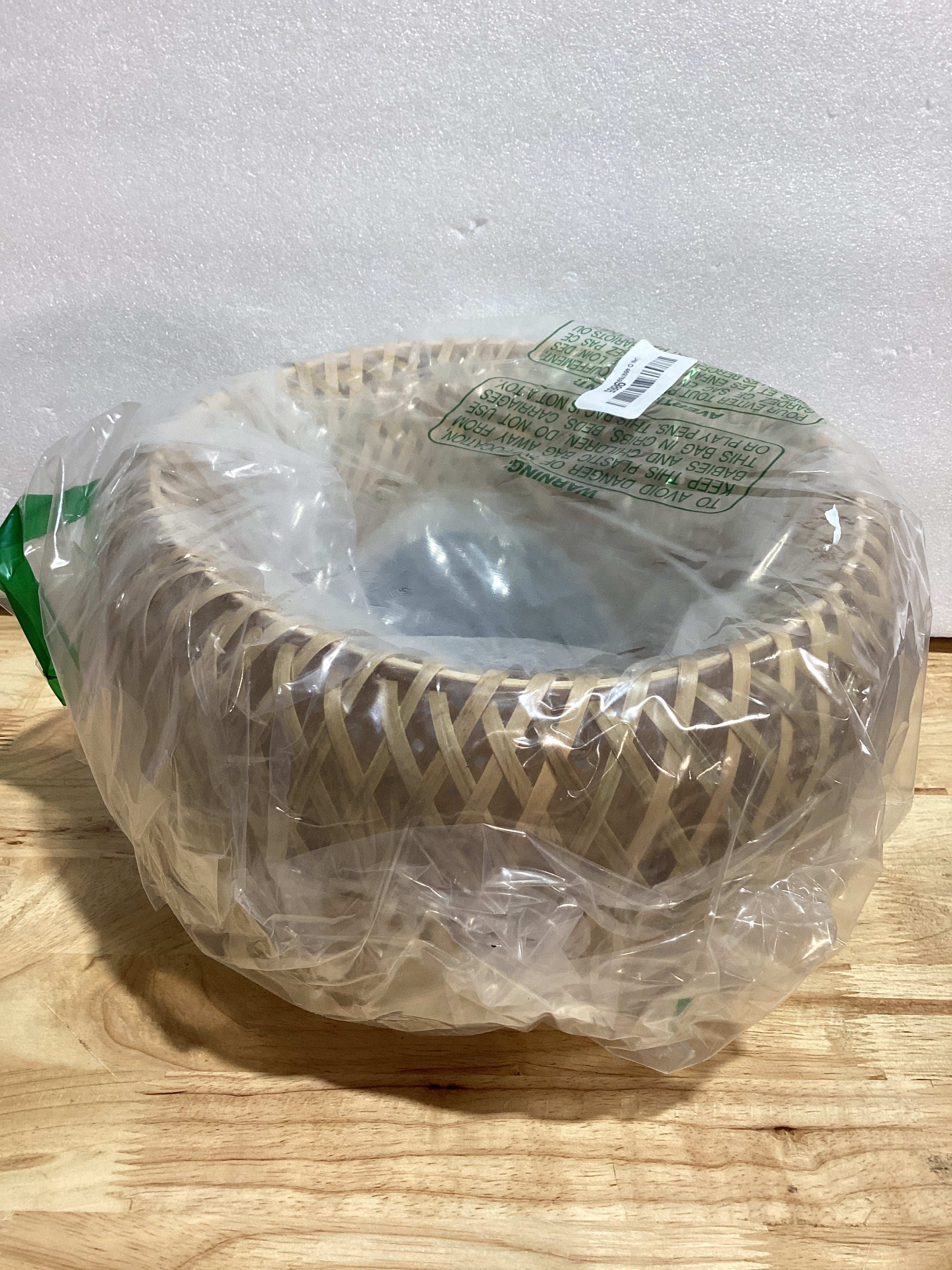 Lámpara Colgante de Bambú Boho Qnuioea | Tejida a Mano | 1 Luz | Dormitorio, Cocina y Sala
