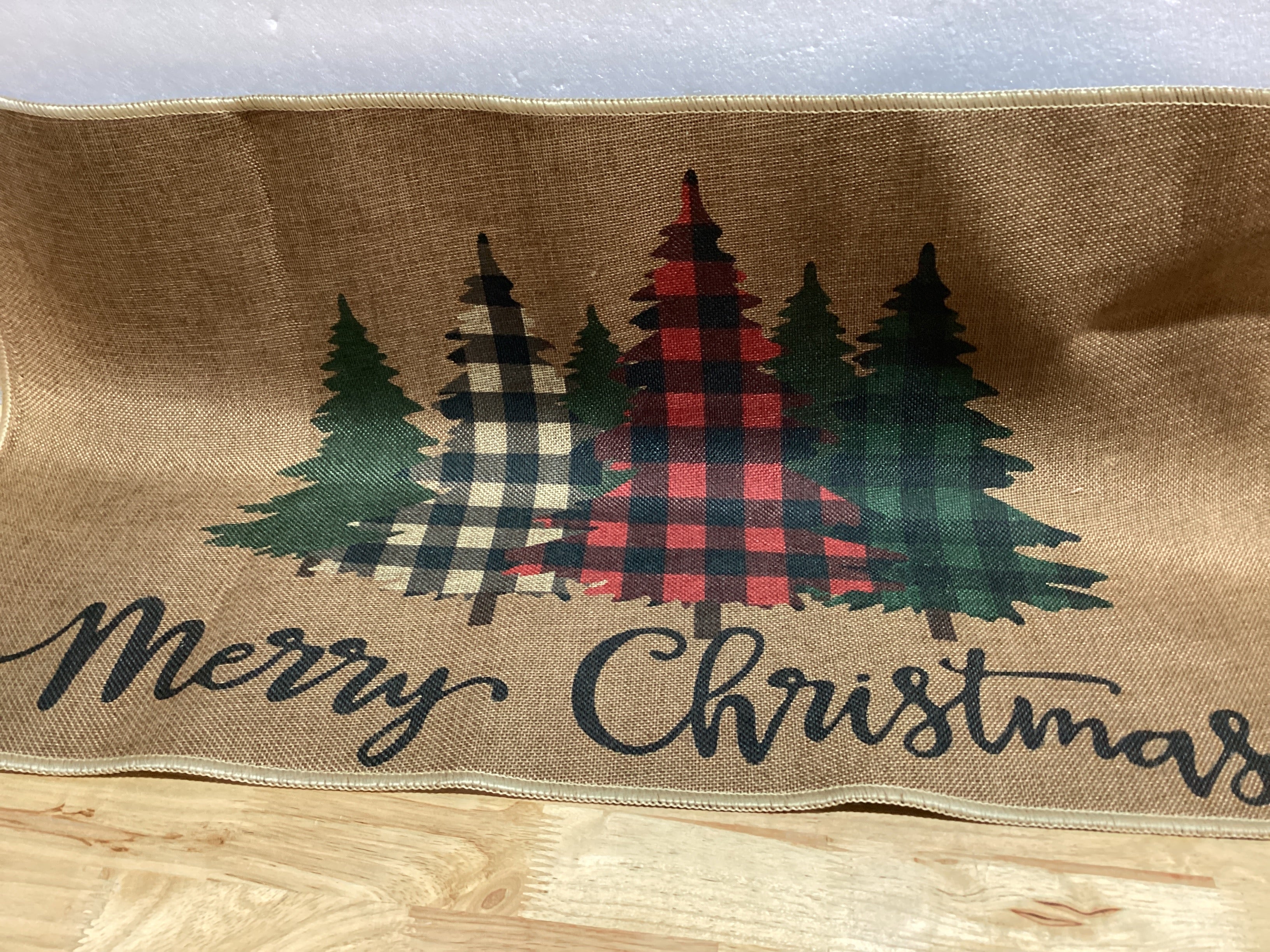 Alfombra Decorativa para Puerta Tatuo — Diseño Feliz Navidad, Antideslizante para Interior y Exterior