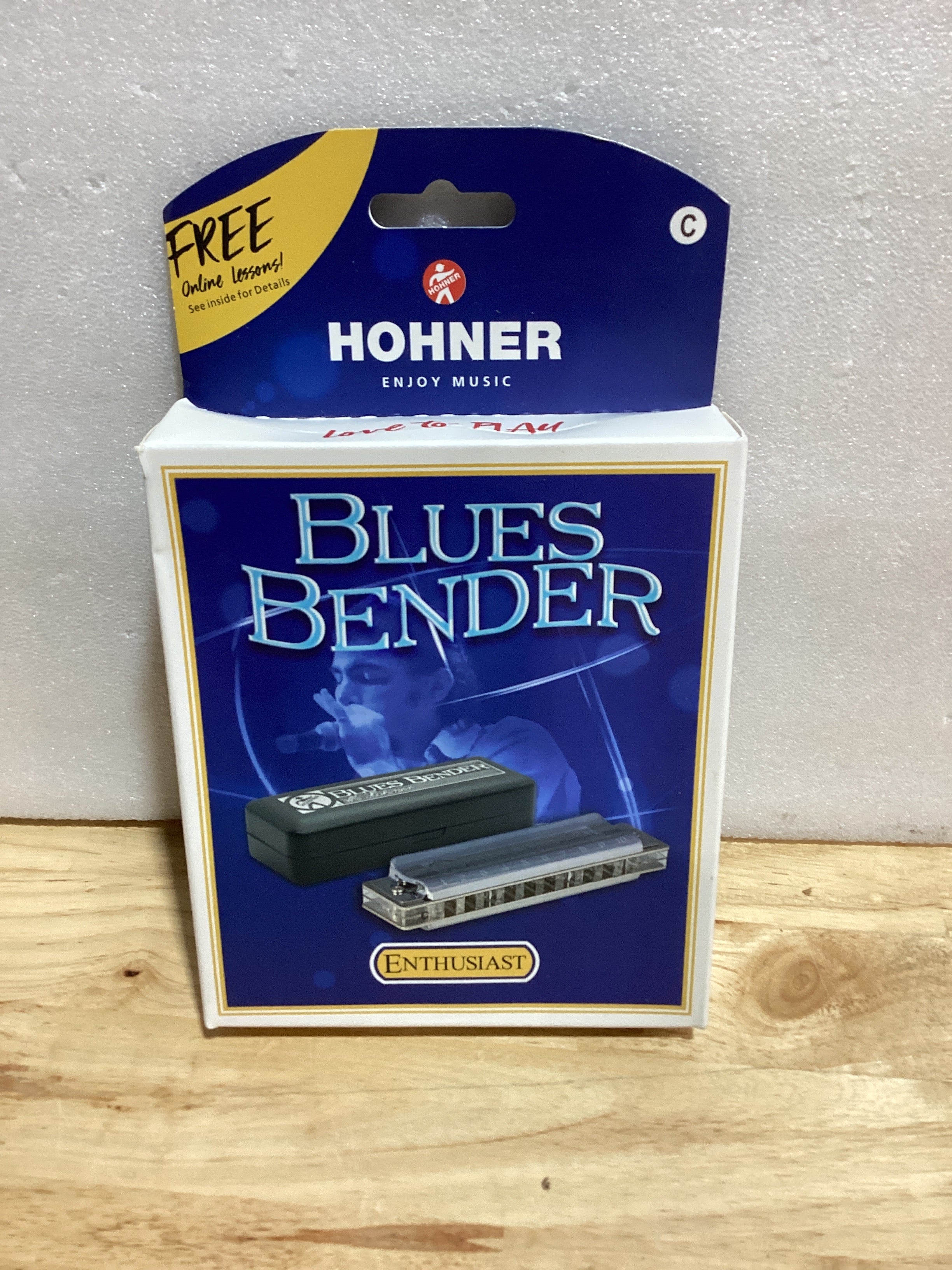 Armónica Hohner Blues Bender M586BX — Tono en Do (C), Ideal para Blues y Música Folk