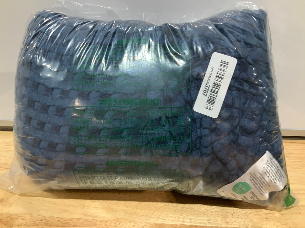 Bedsure Cooling Cotton Waffle Twin XL Blanket - Lightweight Breathable Blanket of Rayon Derived from Bamboo for Hot Sleepers, Luxury Throws for Bed, Couch and Sofa, Navy, 66x90 Inches