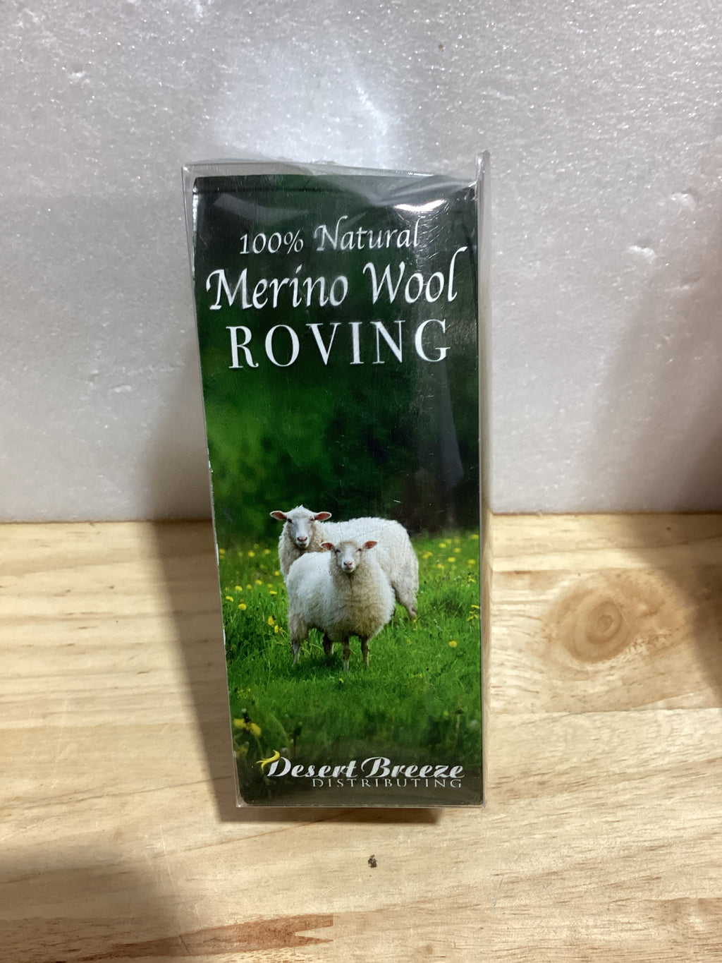 Mecha de Lana Merino 100% Natural Desert Breeze Distributing | 1 oz, 21.5 Micras, Procesada en Reino Unido