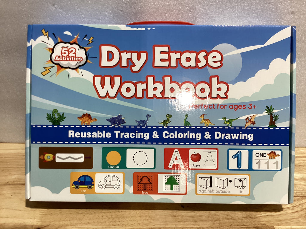 Cuaderno de Actividades Borrable Dry Erase Workbook – 52 Actividades Educativas