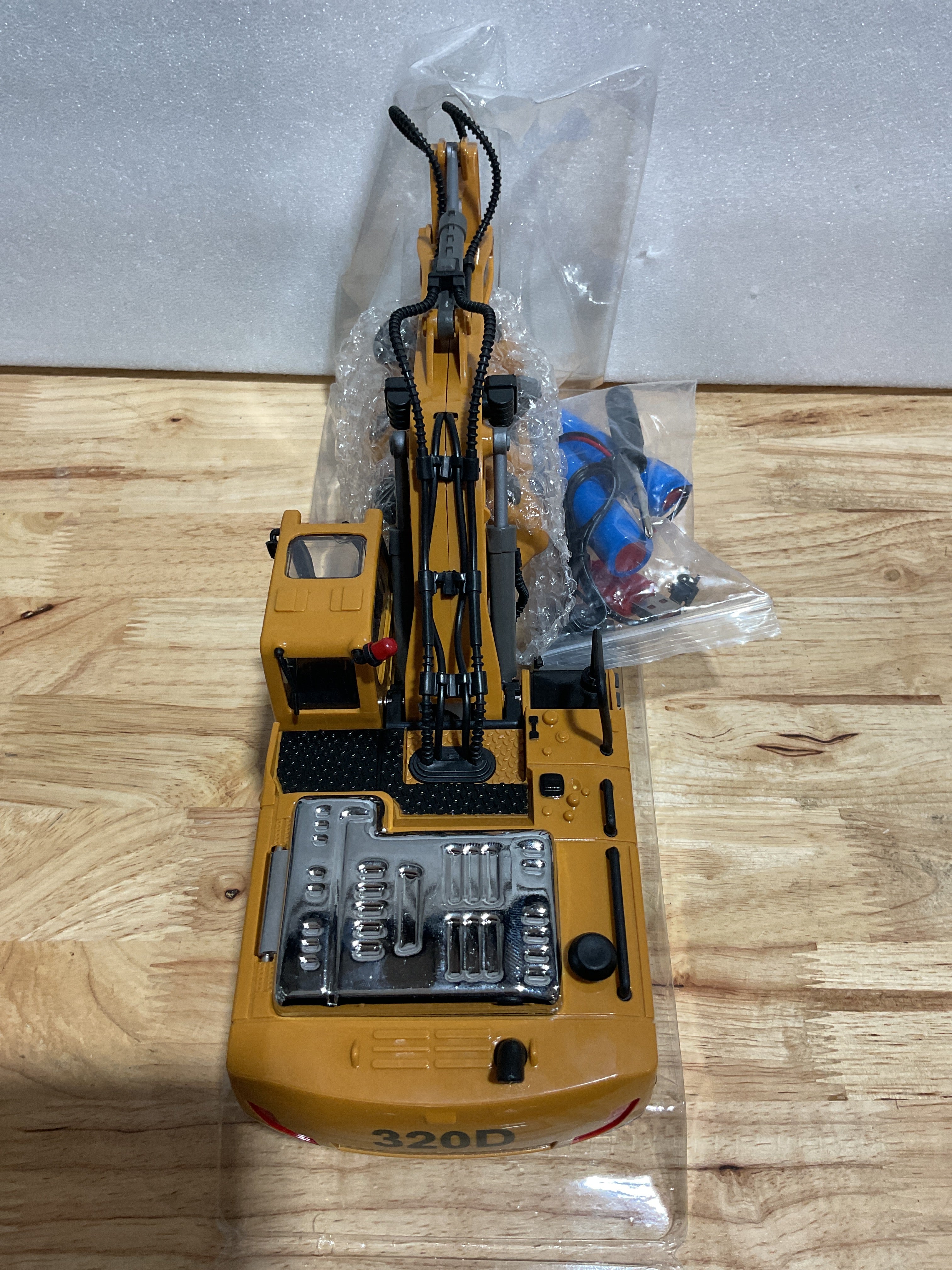 Excavadora de Control Remoto KIDMARKT | Camión de Construcción 11 Canales con Luces y 120 Min de Juego