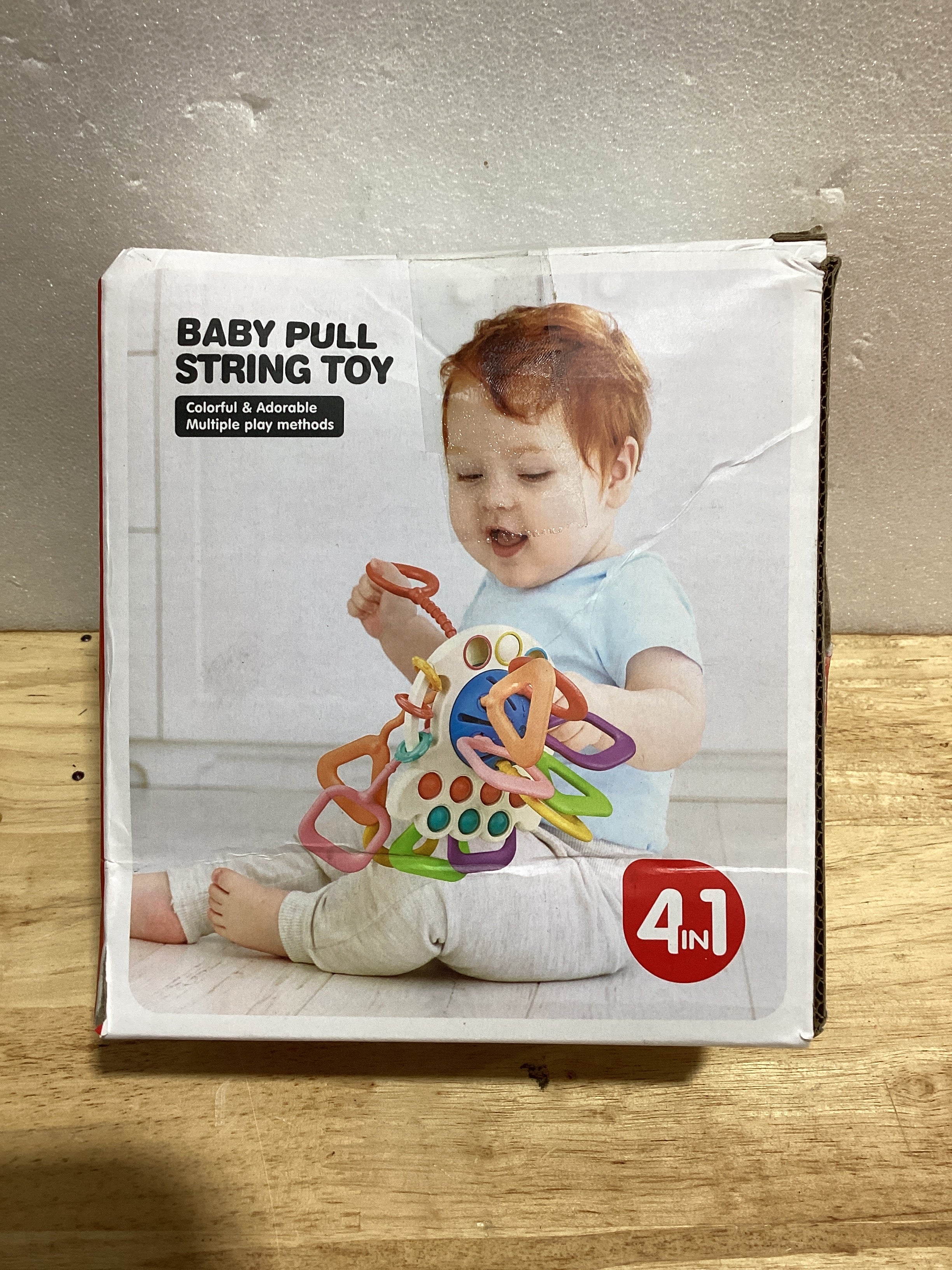 Juguete de Jalar para Bebés | Baby Pull String Toy Estimulación Sensorial y Motricidad