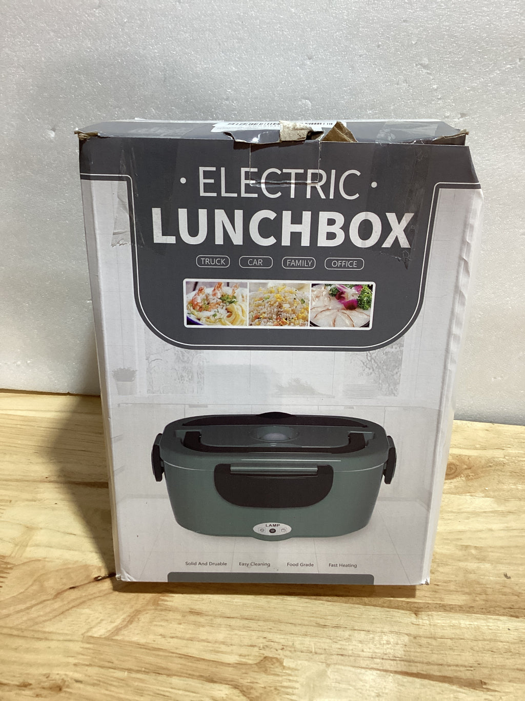 Lonchera Eléctrica Vabaso 80W para Adultos — Calienta Comida Portátil 1.5L Acero Inoxidable, 110V/12V/24V