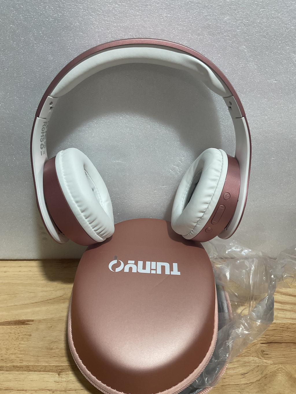 Audífonos Inalámbricos TUINYO Over-Ear con Bluetooth, Micrófono y Diseño Plegable — Ideales para Viaje y Trabajo