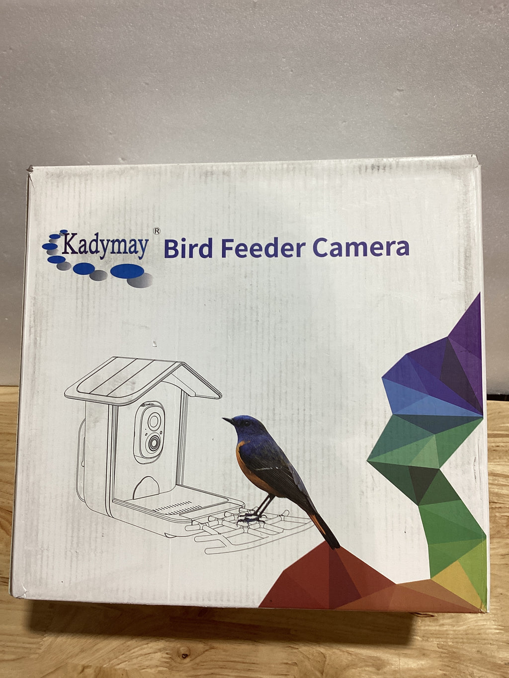 Comedero Inteligente para Pájaros con Cámara Solar 2K | WiFi | IA +10,000 Especies | Azul