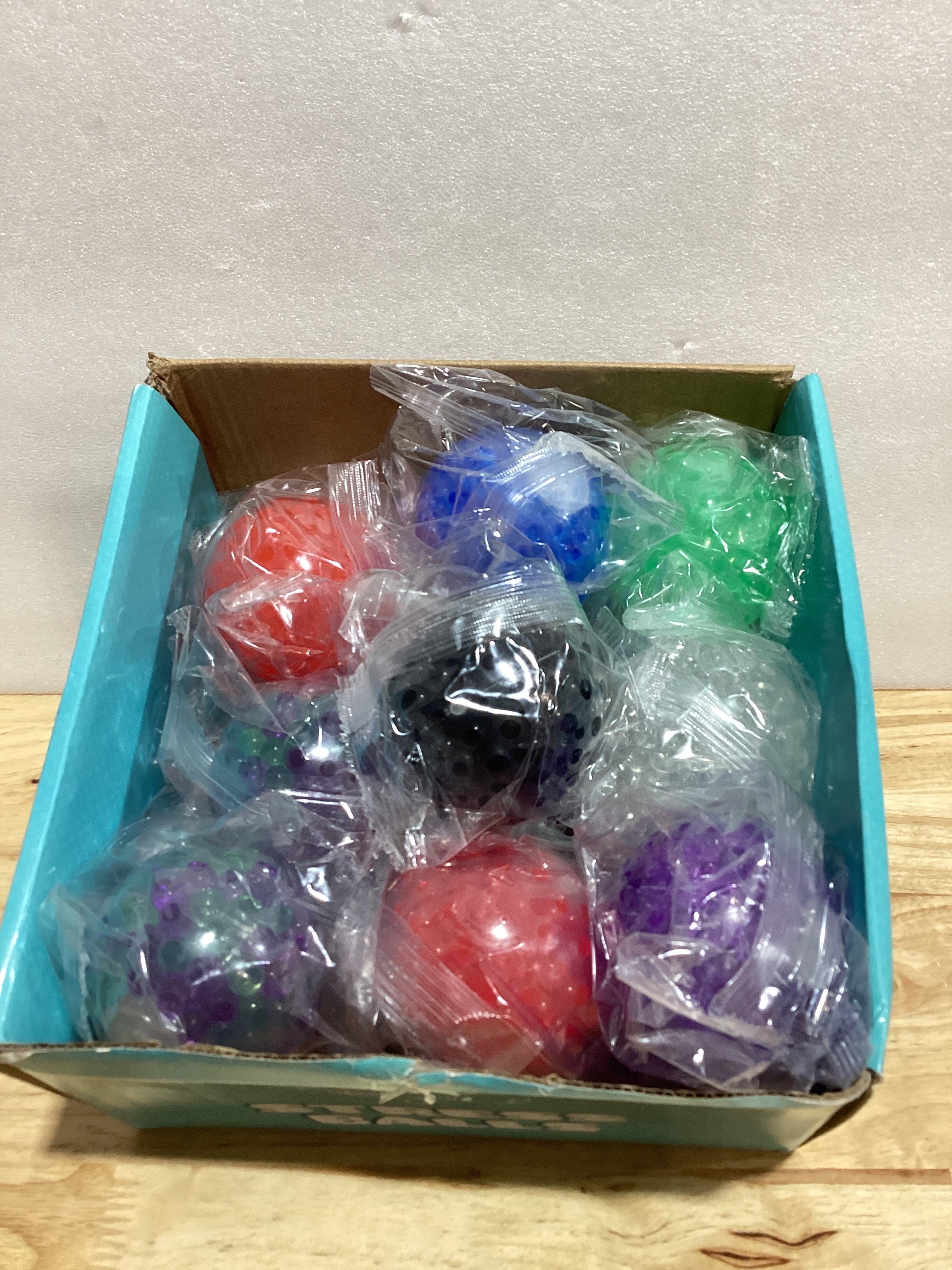 Stress Balls Set - 18 Pack - Stress Balls Fidget Toys For Kids and Adults - Sensory Ball, Squishy Balls With Colorful Water Beads,Anxiety Relief Calming Tool