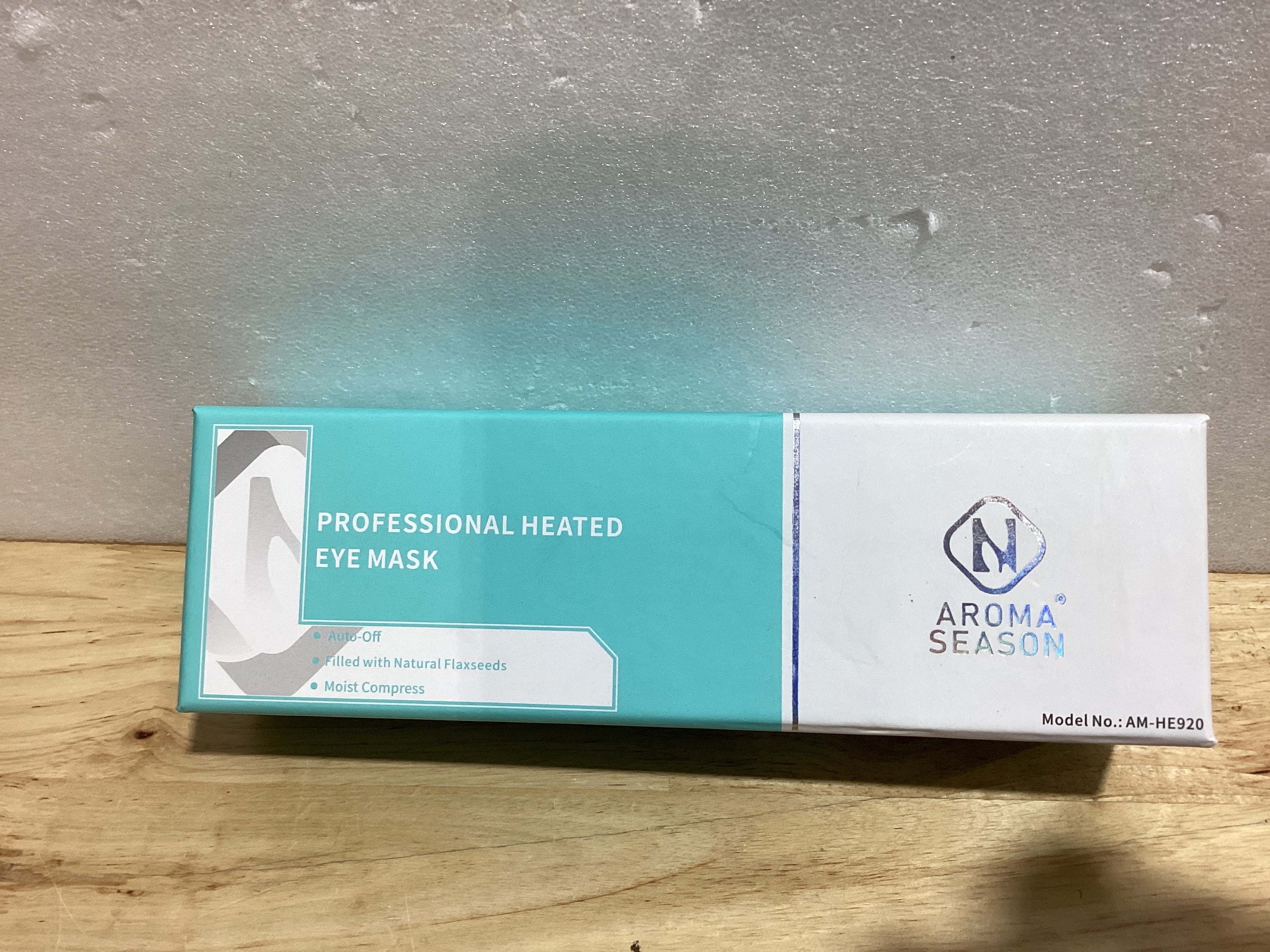 Aroma Season Máscara de Ojos Calentada para Ojos Secos, Compresa de Ojos Caliente con Linaza para MGD, Síndrome de Ojo Seco, Chalazión, Blefaritis, Orzuelo, Tratamiento de Ojos, Vapor Húmedo