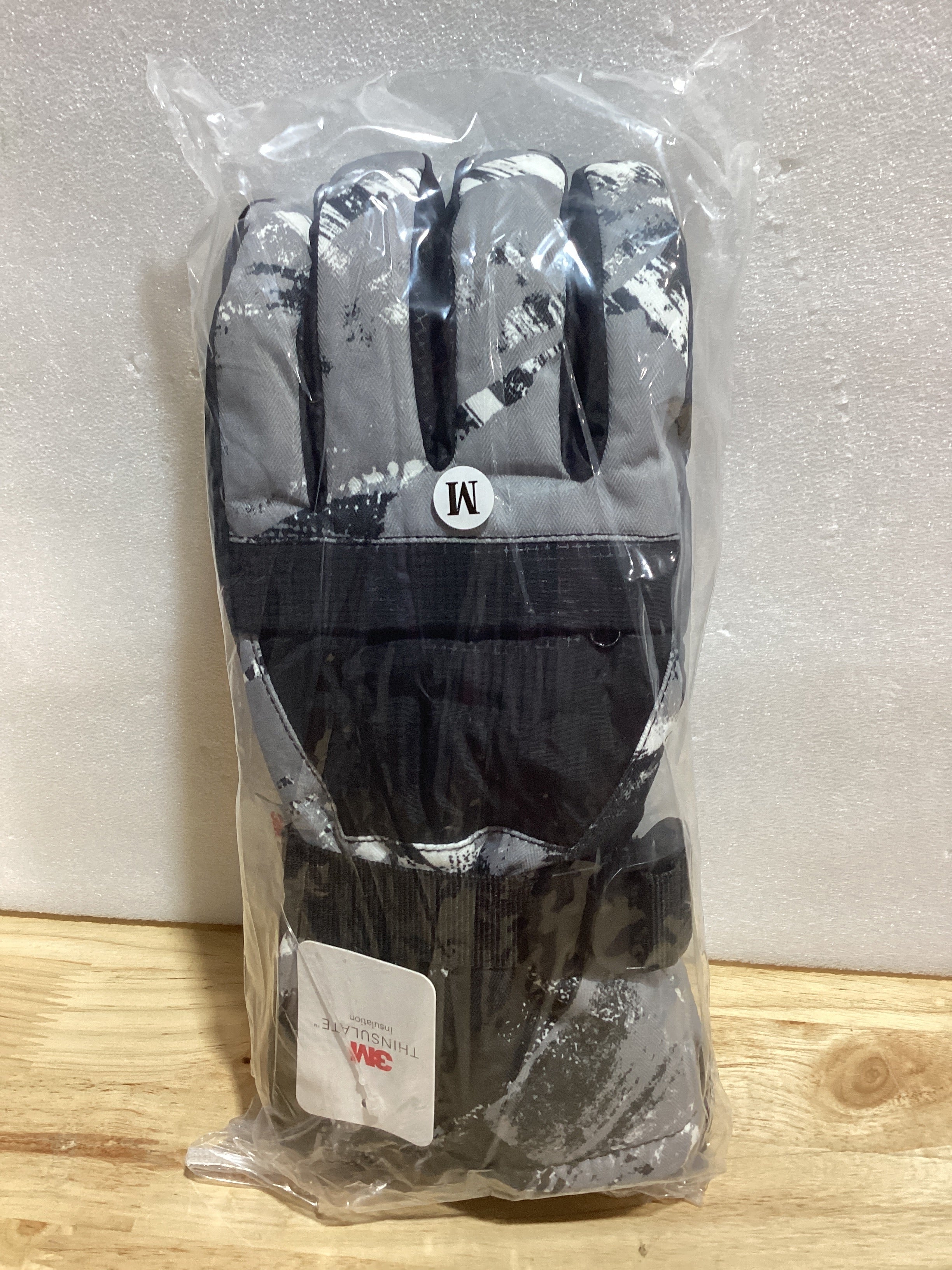 Guantes de esquí, guantes de nieve impermeables para invierno cálido clima frío guantes táctiles para padres e niños, esquí, snowboard