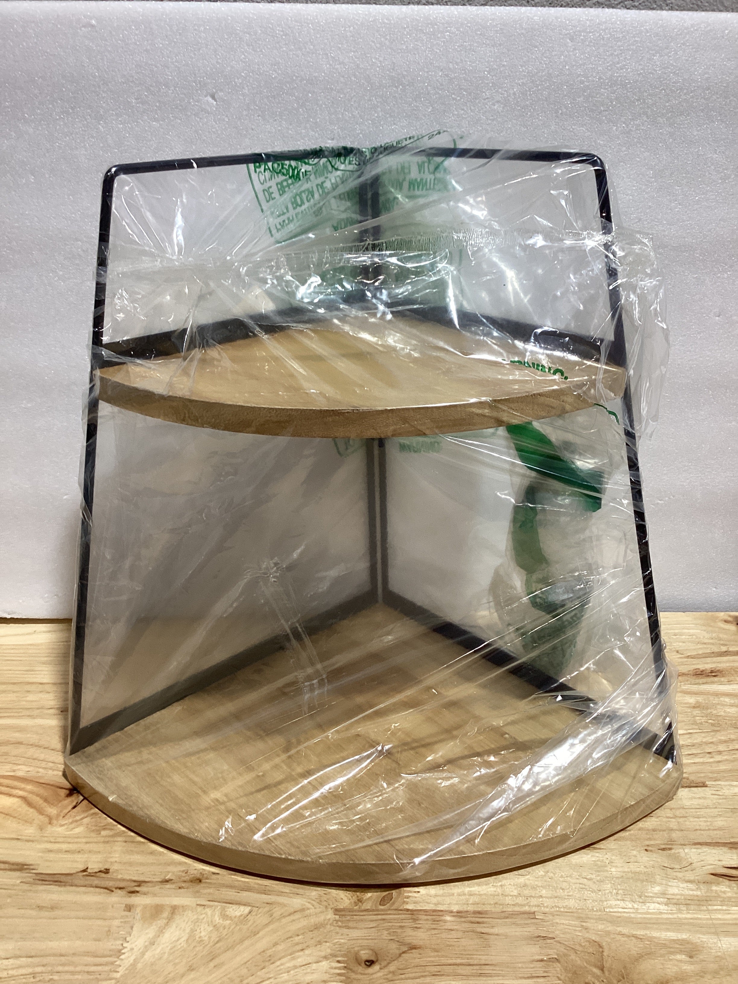 Organizador de encimera de baño de 2 niveles, soporte para cosméticos, organizador de baño de madera, organizador de tocador, bandeja de encimera de baño, para baño, dormitorio (color de tronco)
