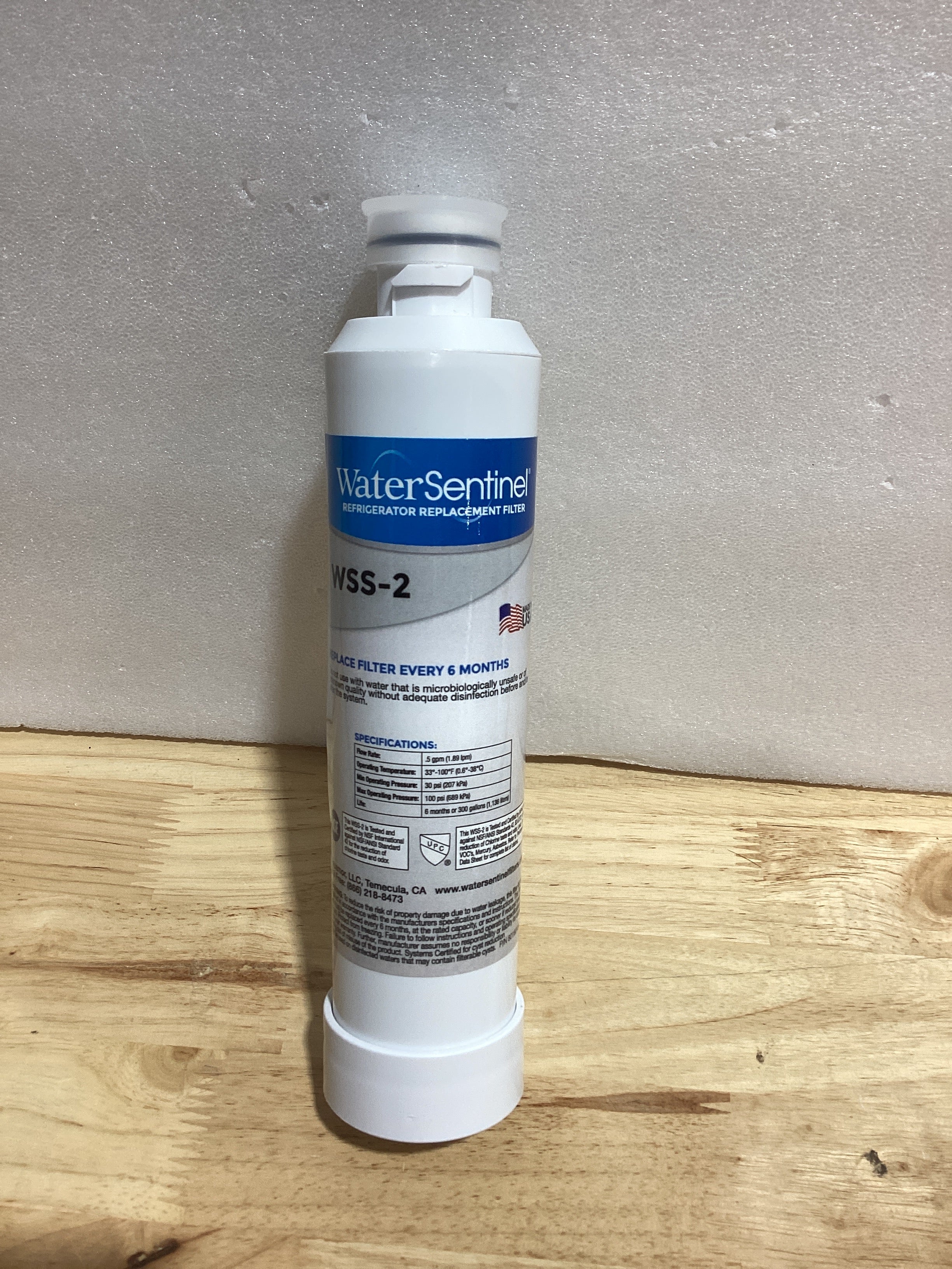 WaterSentinel WSS-2 Filtro de Repuesto para Refrigerador Samsung – Compatible con DA29-00020B, HAF-CIN/EXP, 46-9101
