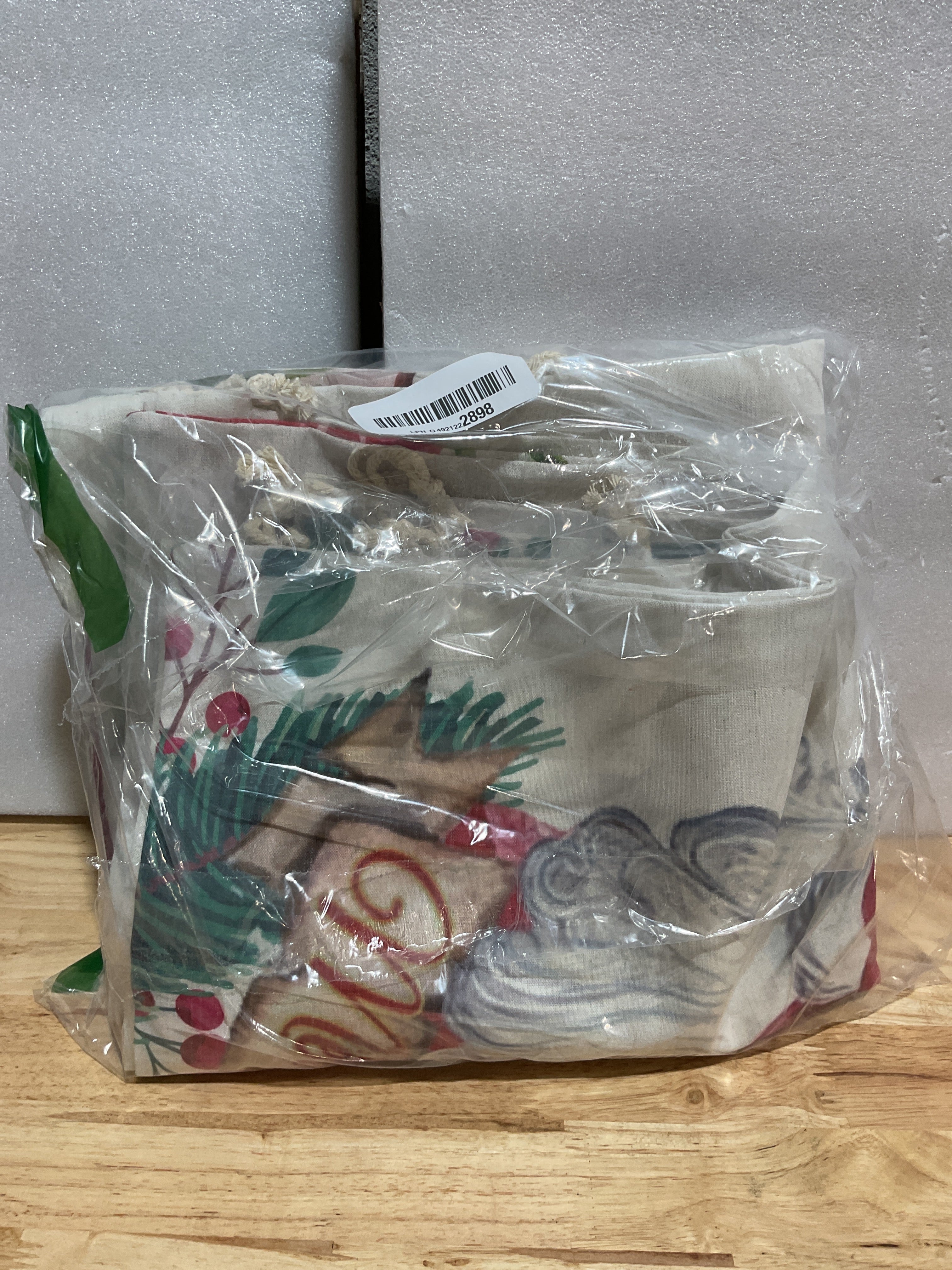 Bolsas de Regalo Navideñas Giiffu x12 – Canvas Reutilizable con Cordón, 5 Tamaños y 12 Diseños