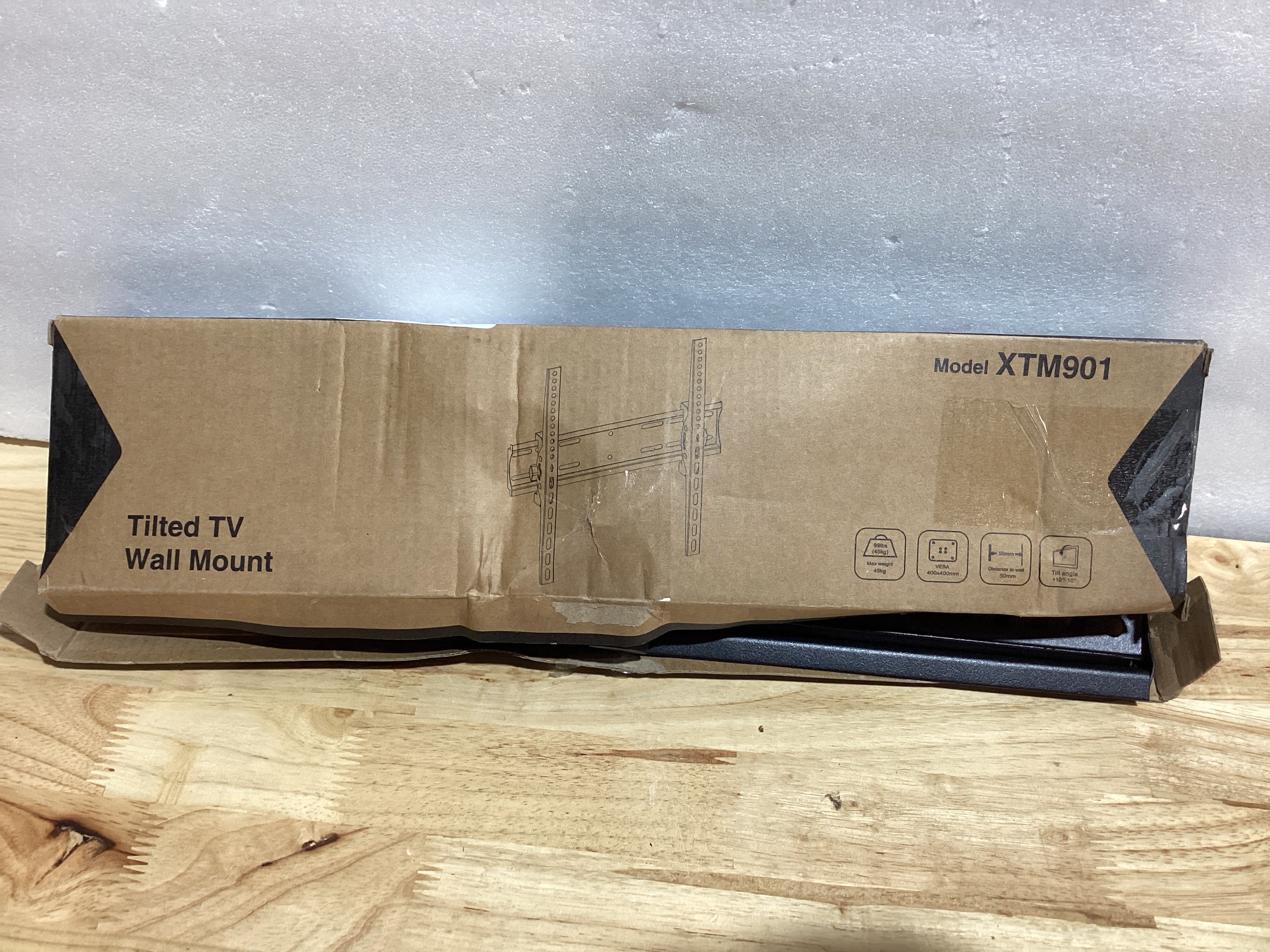 PERLESMITH Soporte de pared inclinable para TV de perfil bajo para la mayoría de televisores LED LCD OLED de 23 a 60 pulgadas, pantalla plana de plasma con VESA 15.748 x 15.748 in, peso de hasta 115
