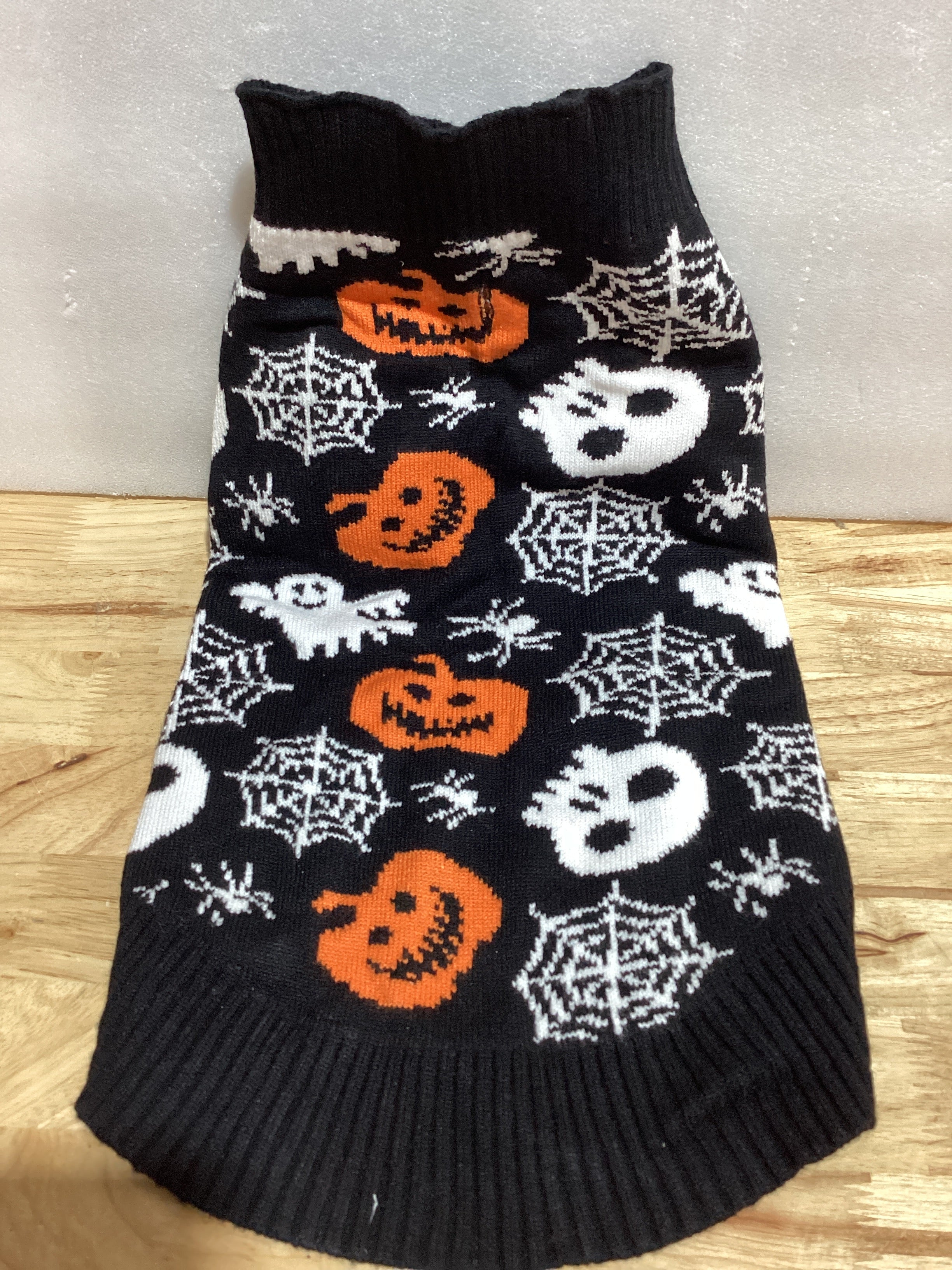 Suéter para perro CuteBone Skull, suéter negro para perro con orificio para correa, ropa para cachorros de tamaño mediano, sudaderas cómodas para cachorros Chihuahua Yorkie Teacup DS100S