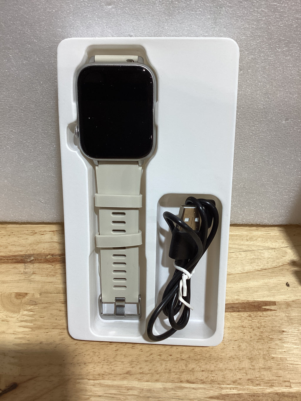 Reloj inteligente para hombre y mujer, pantalla táctil HD de 1,85", función de llamadas y mensajes, más de 100 modos deportivos, monitor de actividad física IP68, monitor de frecuencia cardíaca y sueño 24/7, compatible con Android e iOS (blanco).