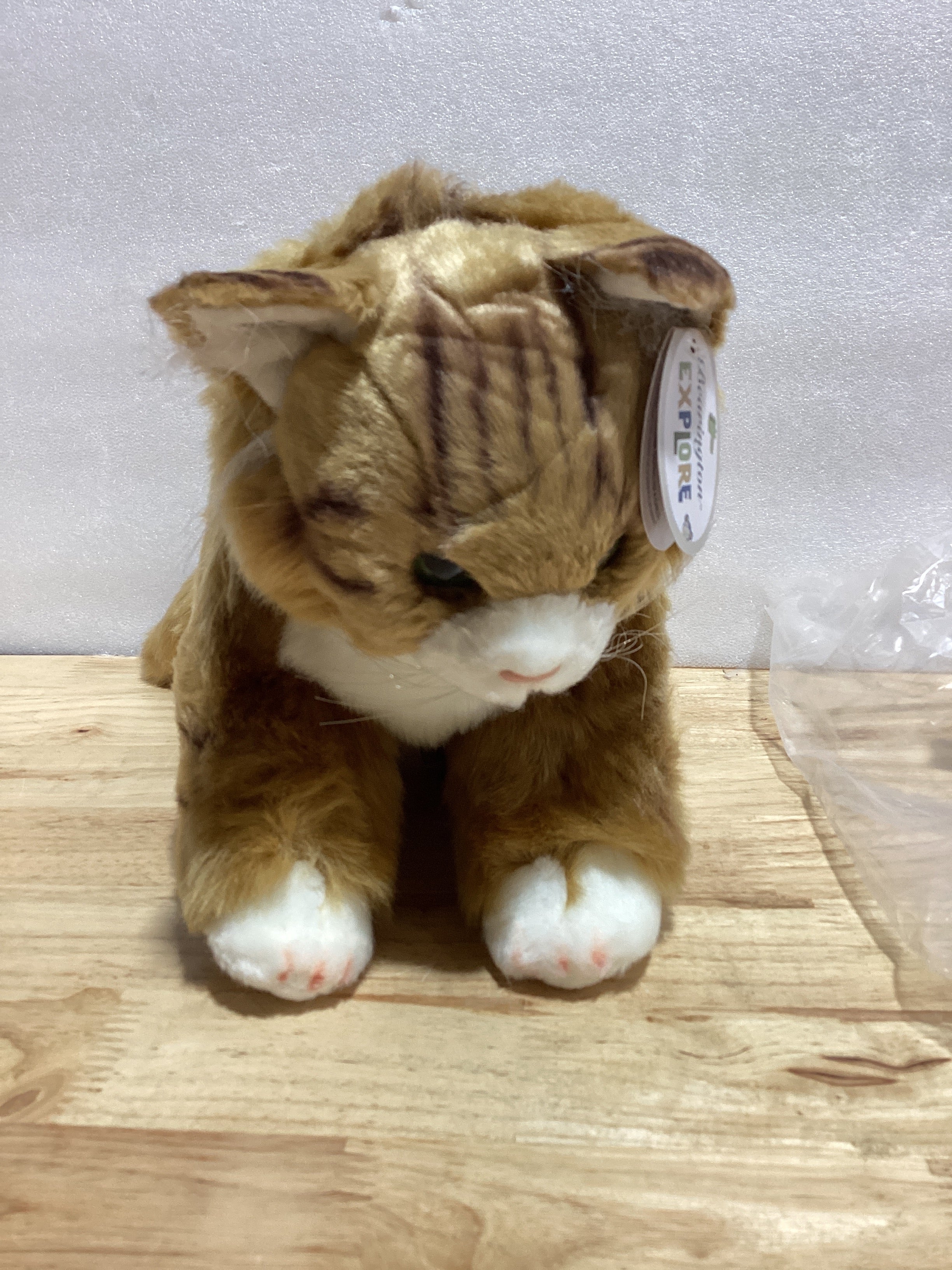 Bearington Manny — Gato de Peluche Realista Maine Coon Tabby 10.5"